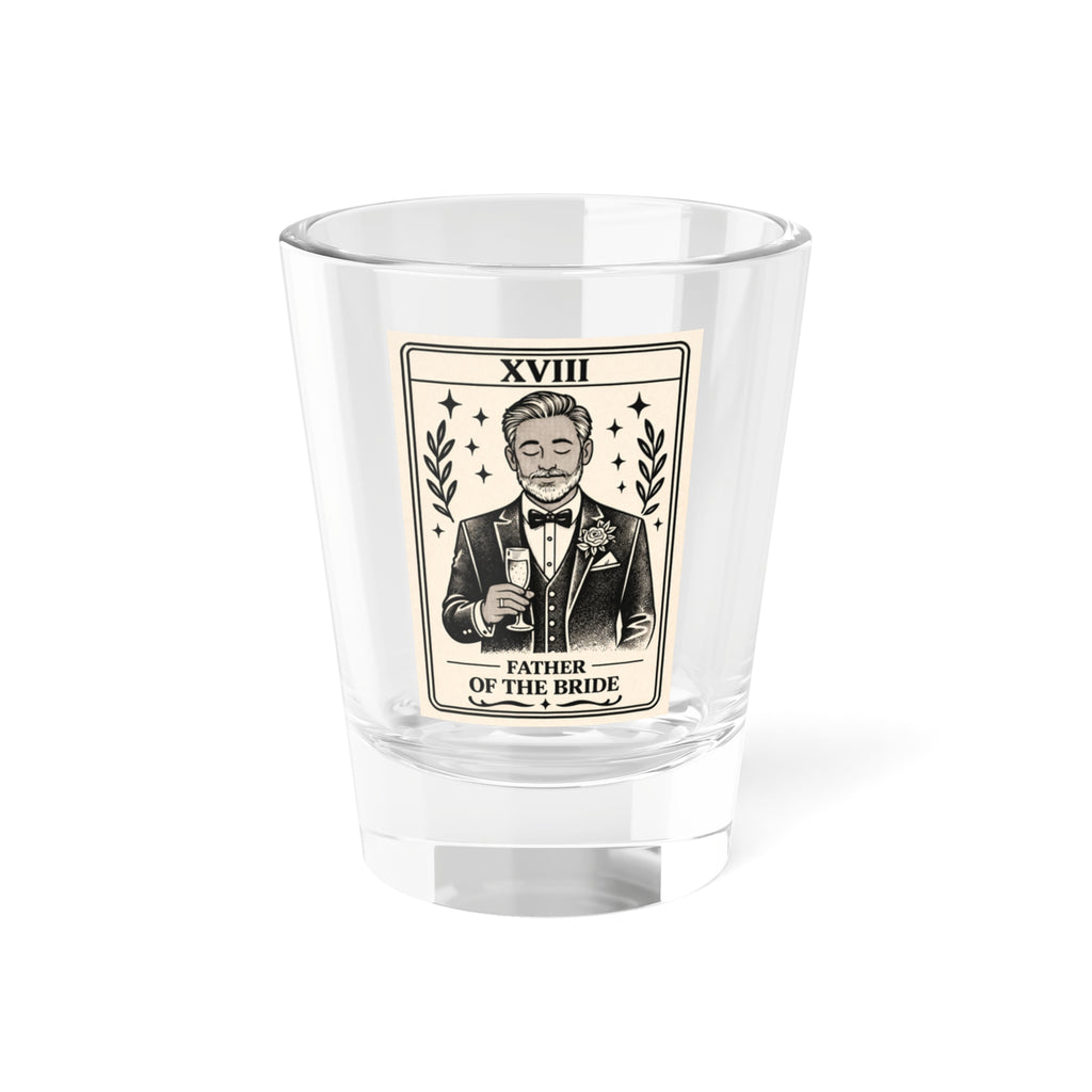 Father of the Bride Tarot Card Shot Glass | 1.5oz