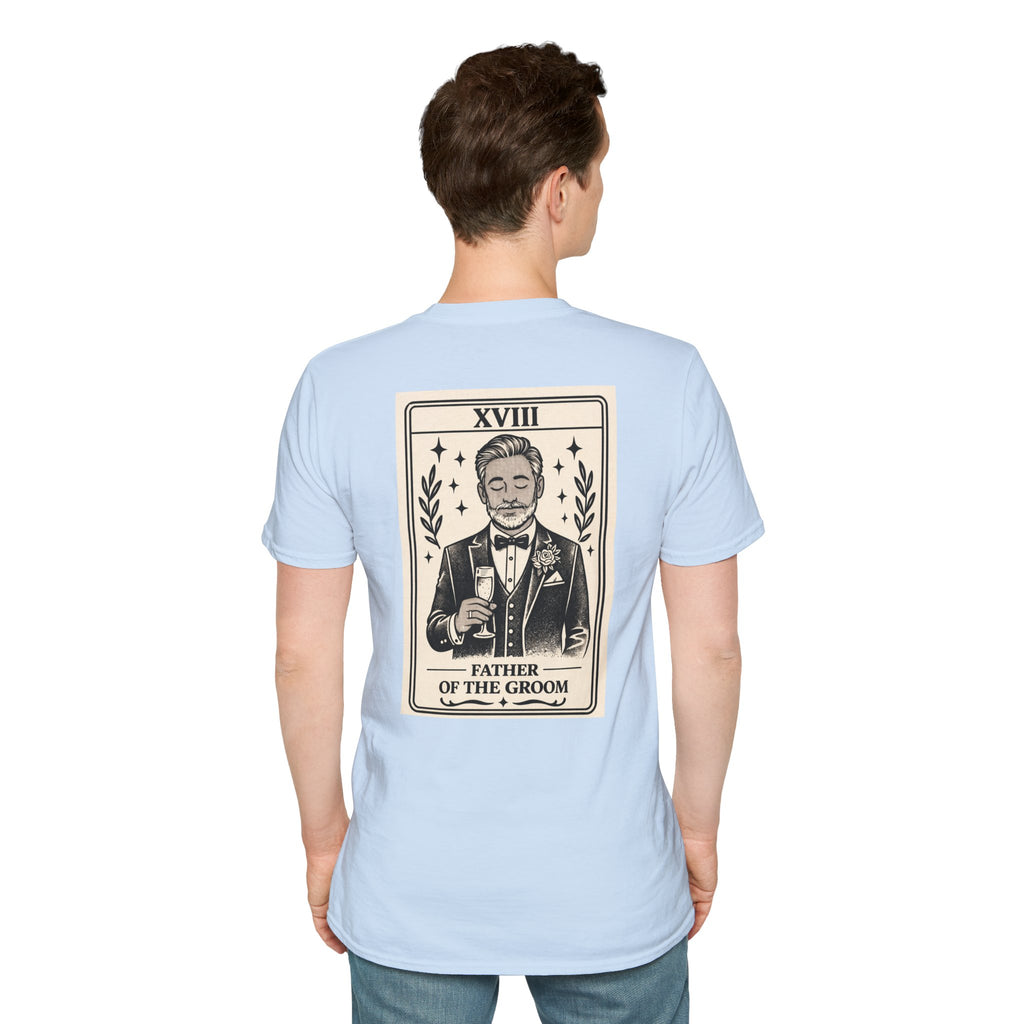 Father of the Groom T-Shirt | Tarot Card Illustration, Wedding Party Shirt