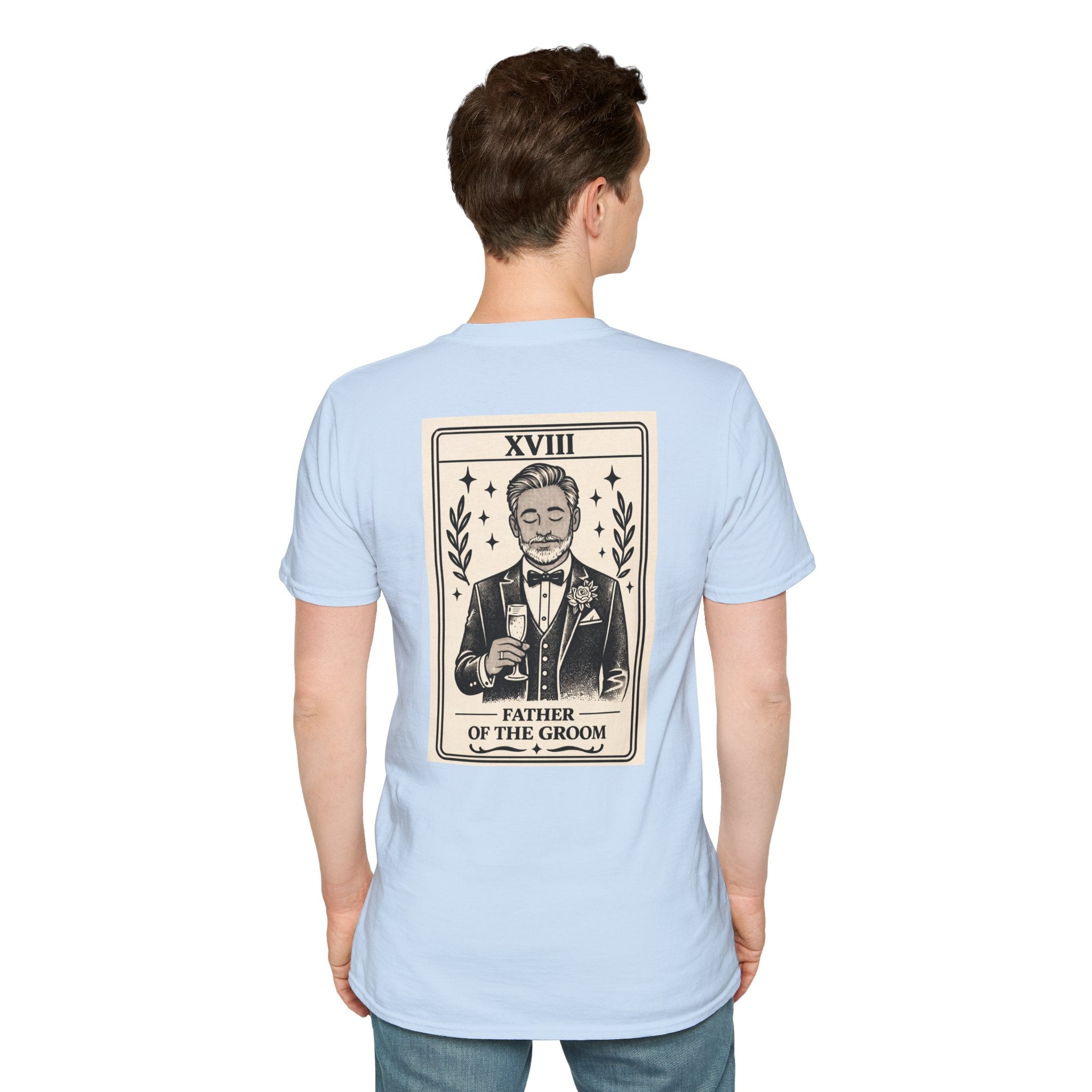 Father of the Groom T-Shirt | Tarot Card Illustration, Wedding Party Shirt