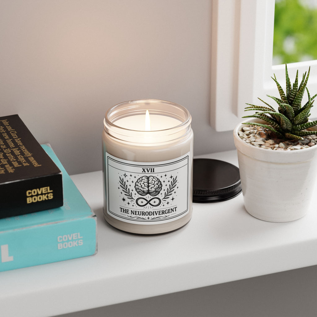 The Neurodivergent Brain Candle soy candle | 9oz scented jar