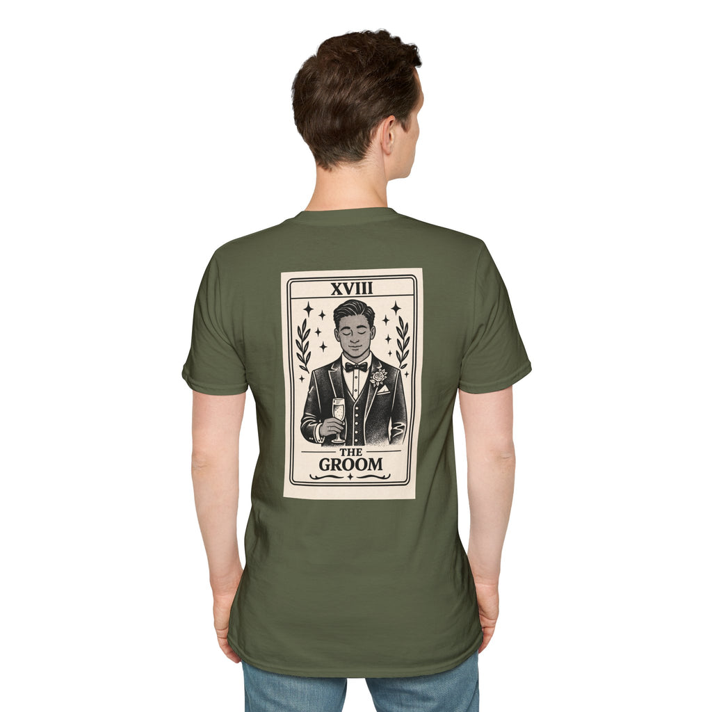 The Groom Tarot Card T-Shirt | Groom Illustration, Wedding Theme