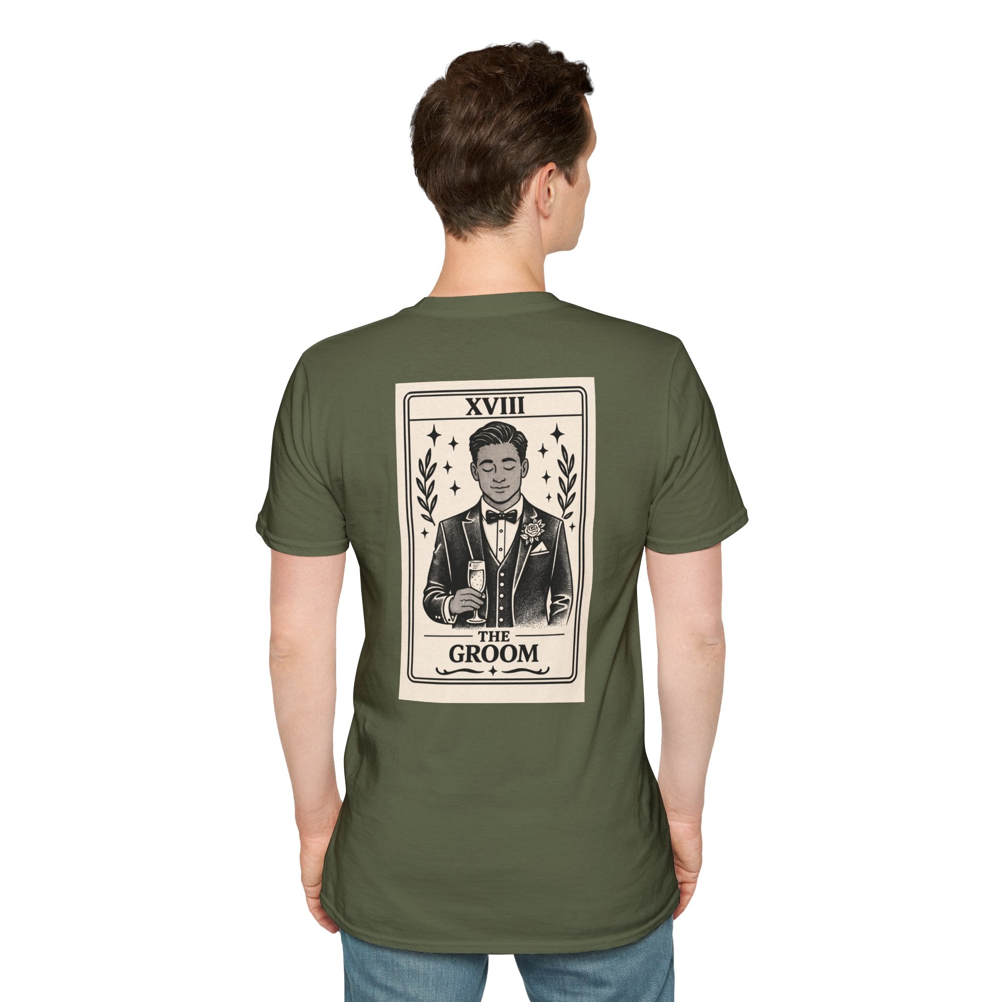The Groom Tarot Card T-Shirt | Groom Illustration, Wedding Theme