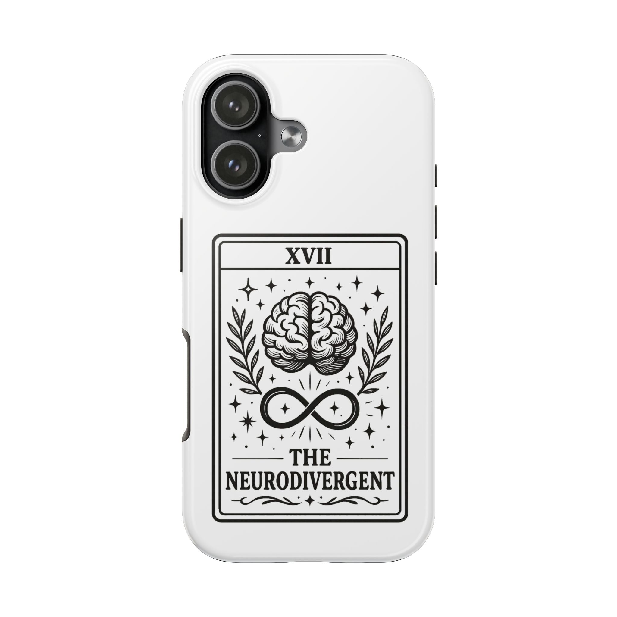 The Neurodivergent Tarot Brain phone case | iPhone Samsung tough case