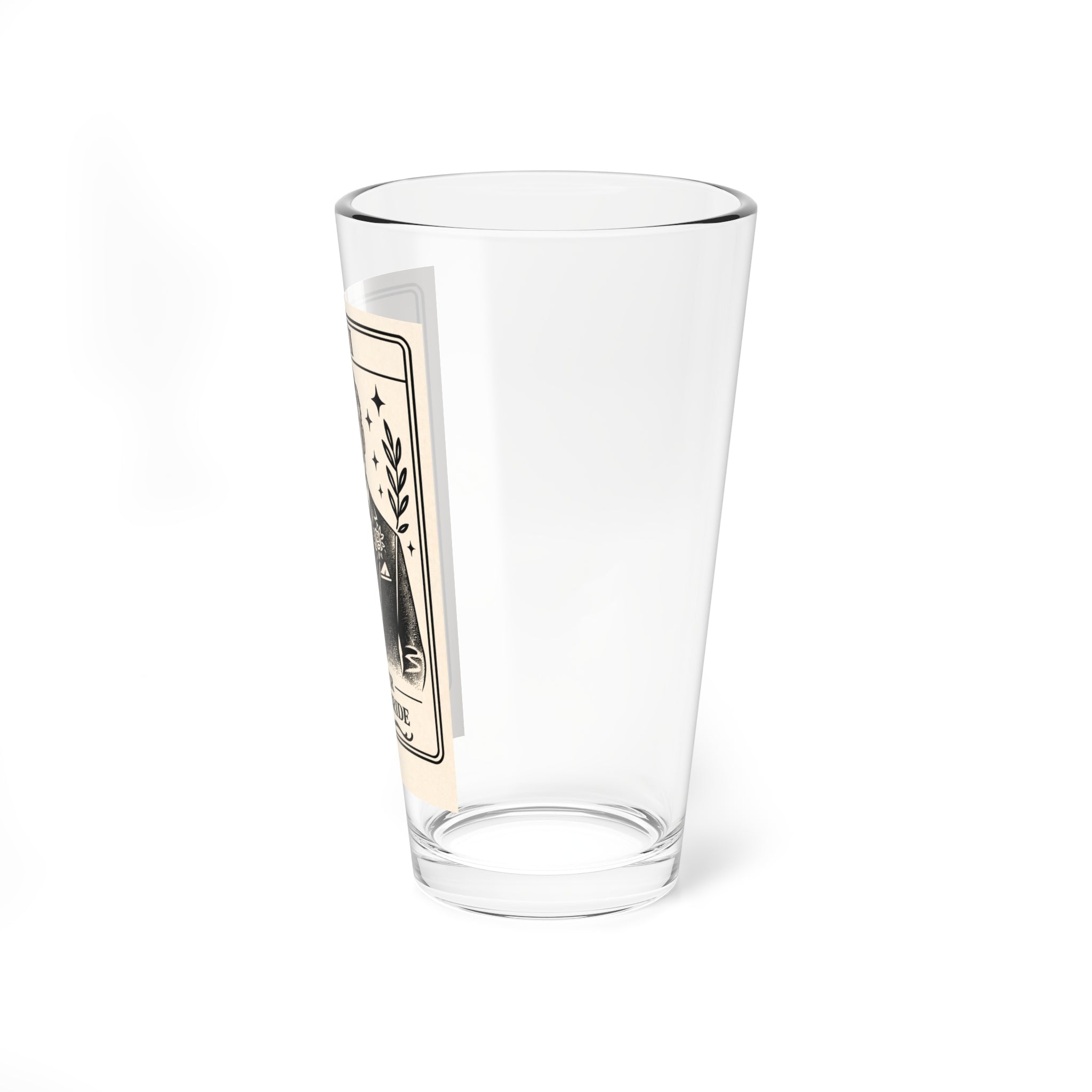 Father of the Bride Tarot Card Mixing Glass, 16oz | Groomsmen Barware