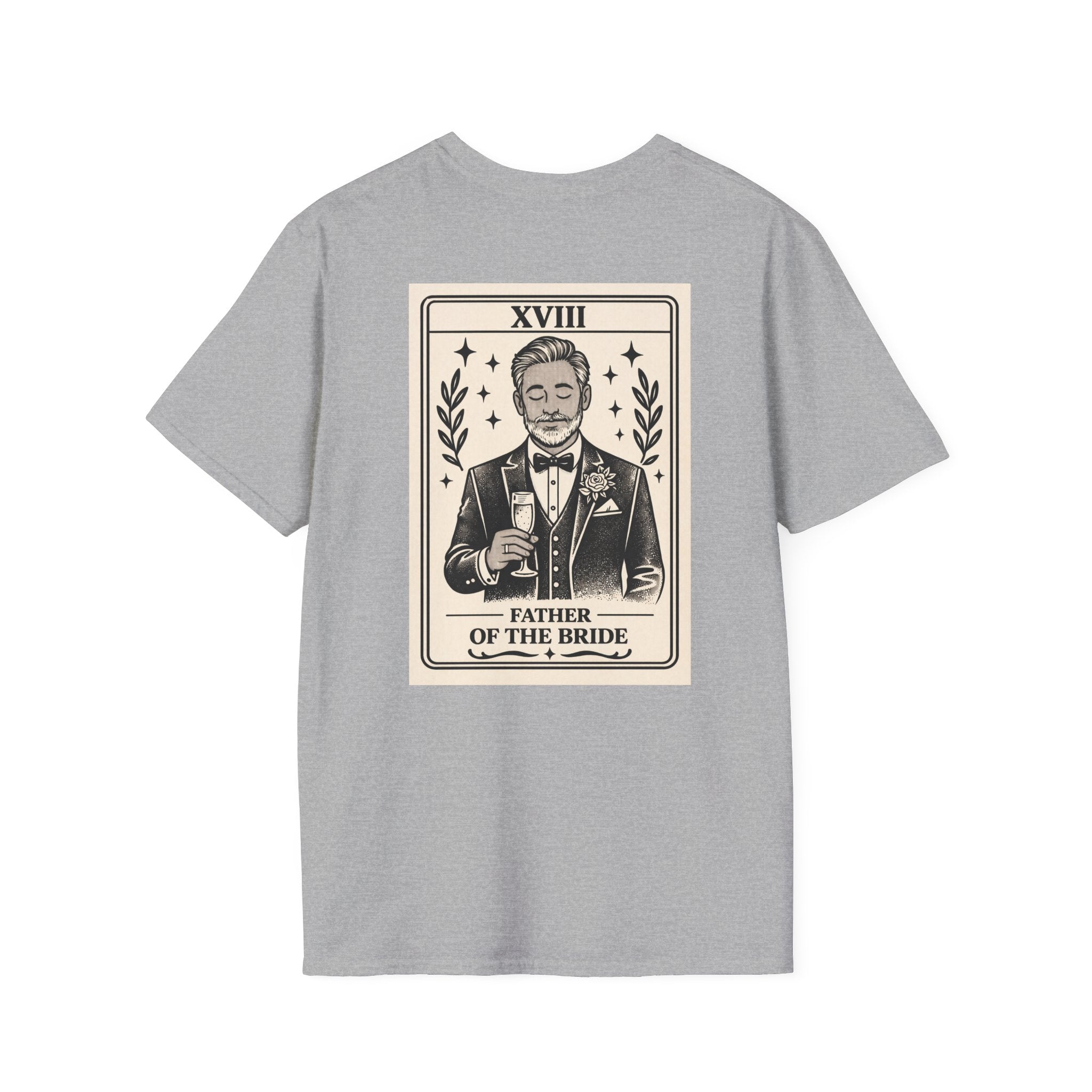 Father of the Bride Tarot Card T-Shirt | Wedding Party Tee