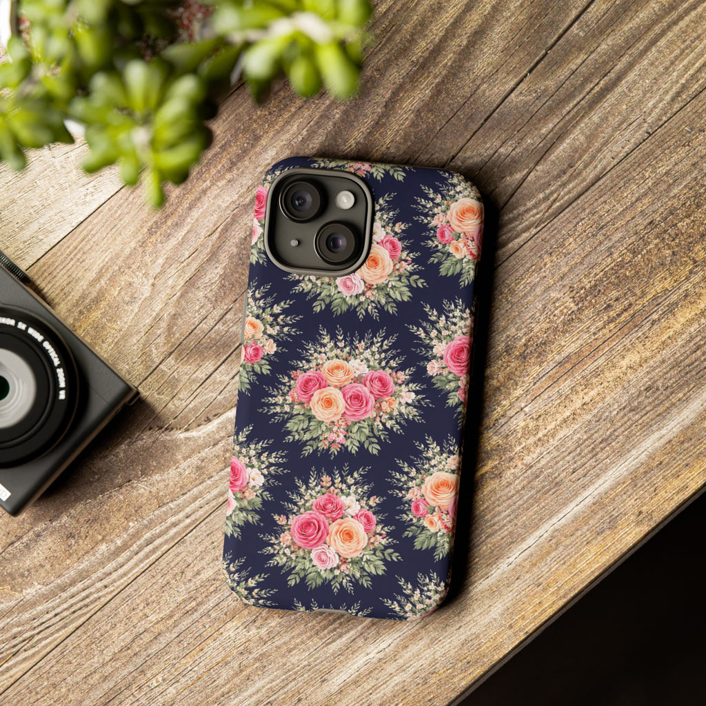 Vintage Rose Bouquet Phone Case | Floral iPhone Cover