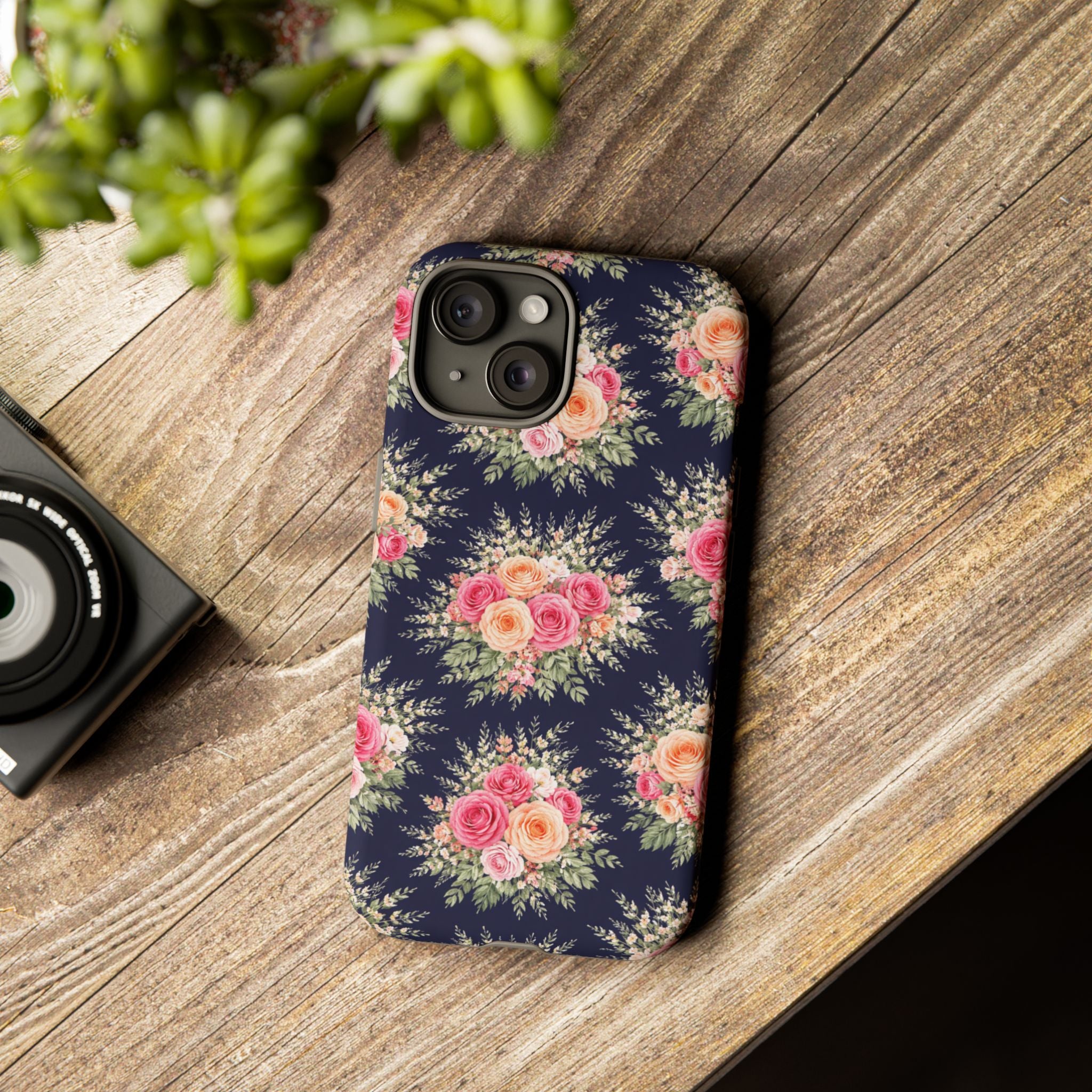 Vintage Rose Bouquet Phone Case | Floral iPhone Cover