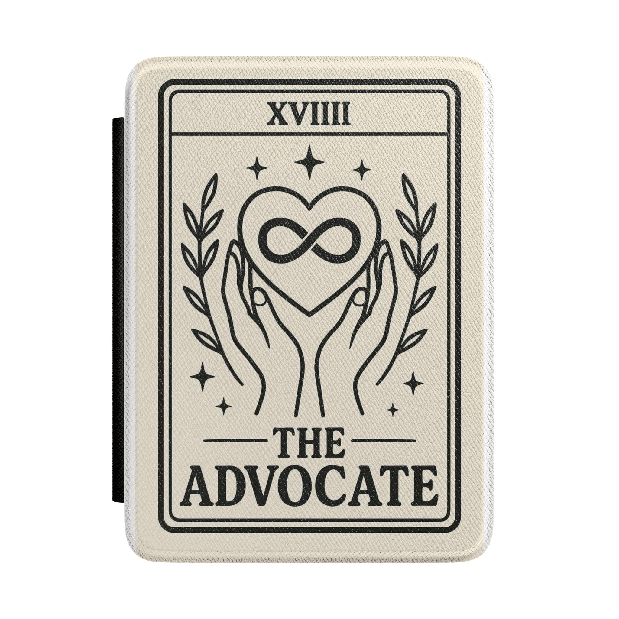 The Advocate Tarot Card Kindle Case | Tarot-Inspired E-Reader Cover