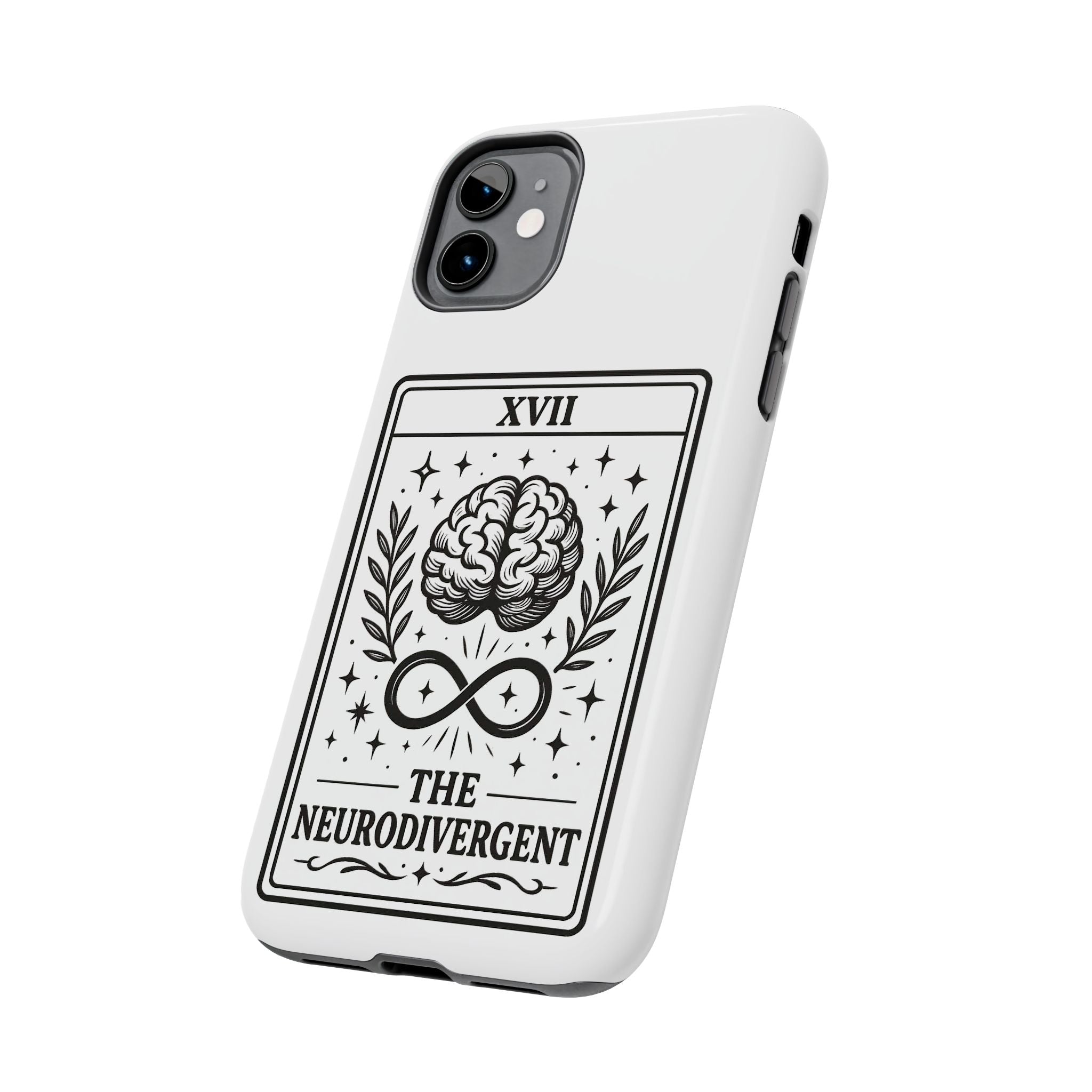 The Neurodivergent Tarot Brain phone case | iPhone Samsung tough case
