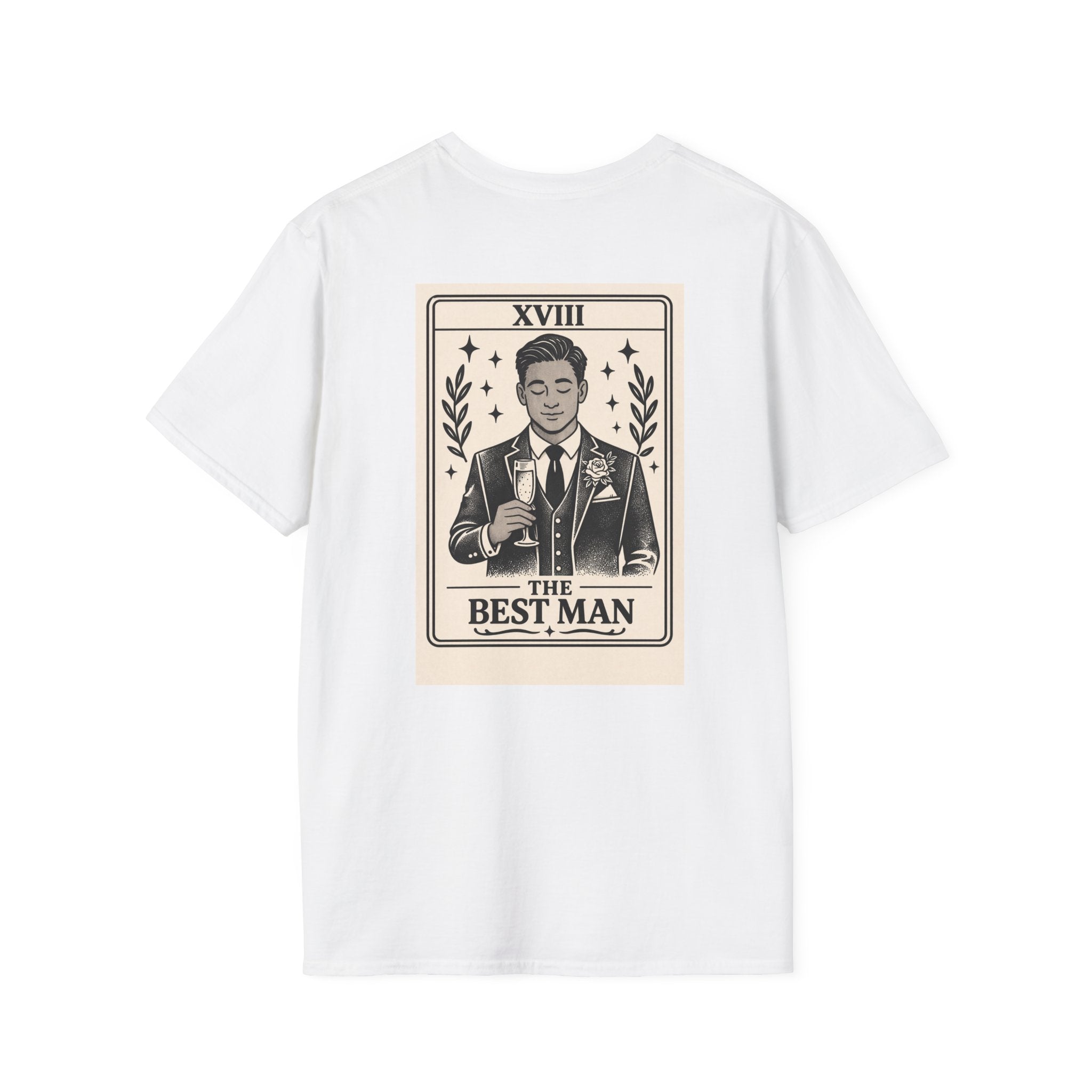 The Best Man Tarot Card T-Shirt | Groomsmen Wedding Party Tee