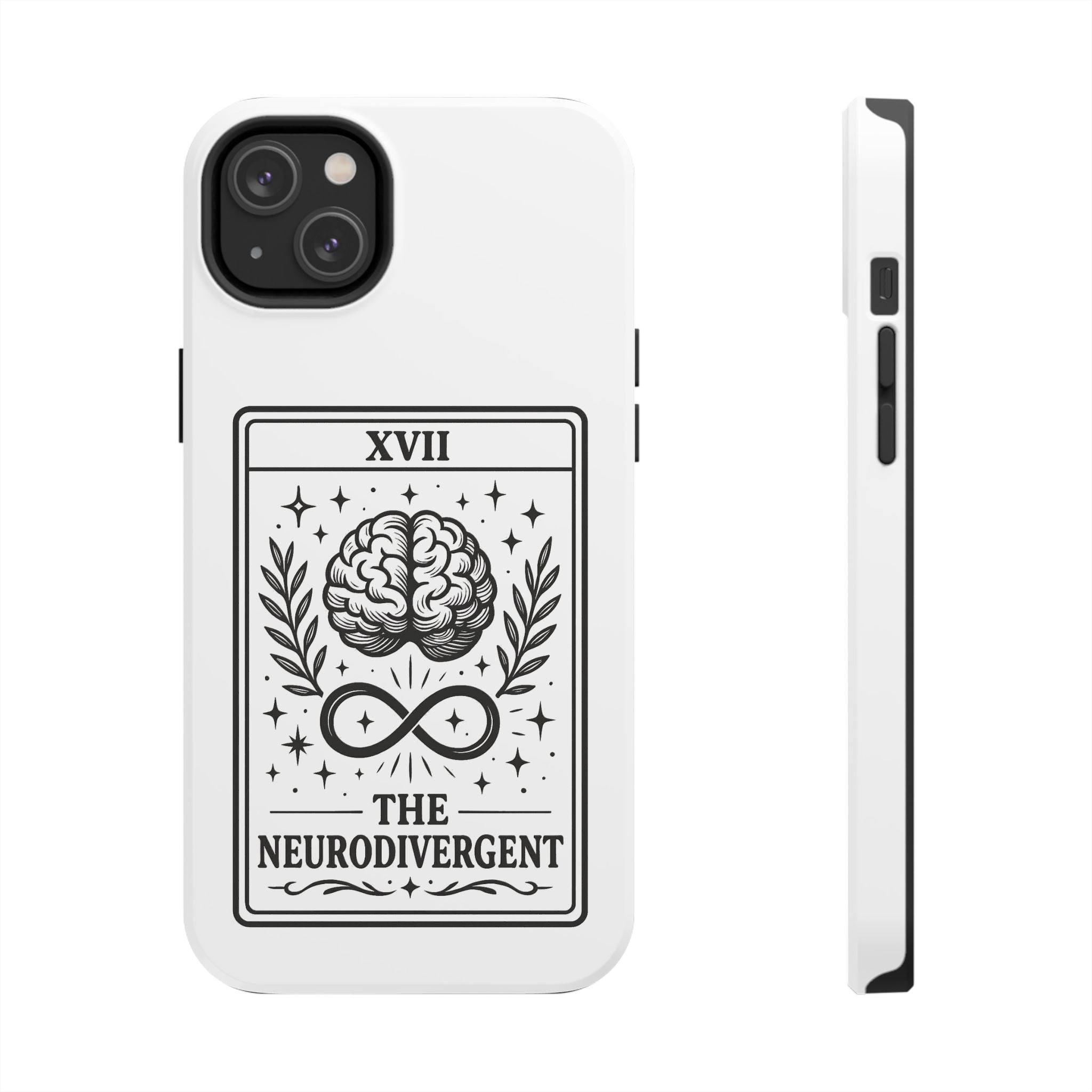 The Neurodivergent Tarot Brain phone case | iPhone Samsung tough case