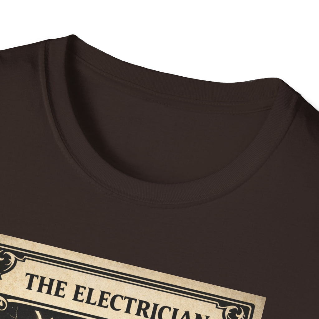 Electrician Shirt Tarot Card, Lineman Electrician Gift, Electrician Tee, Blue Collar Shirt, Electrician Gift Idea, Trade Worker Shirt