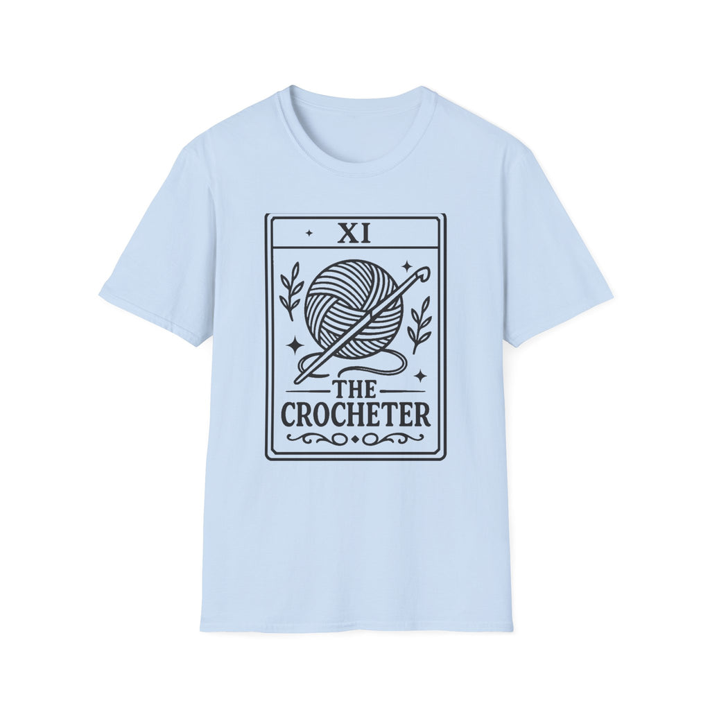 The Crocheter T-Shirt | Yarn Ball & Hook Illustration, Crochet Lover Tee