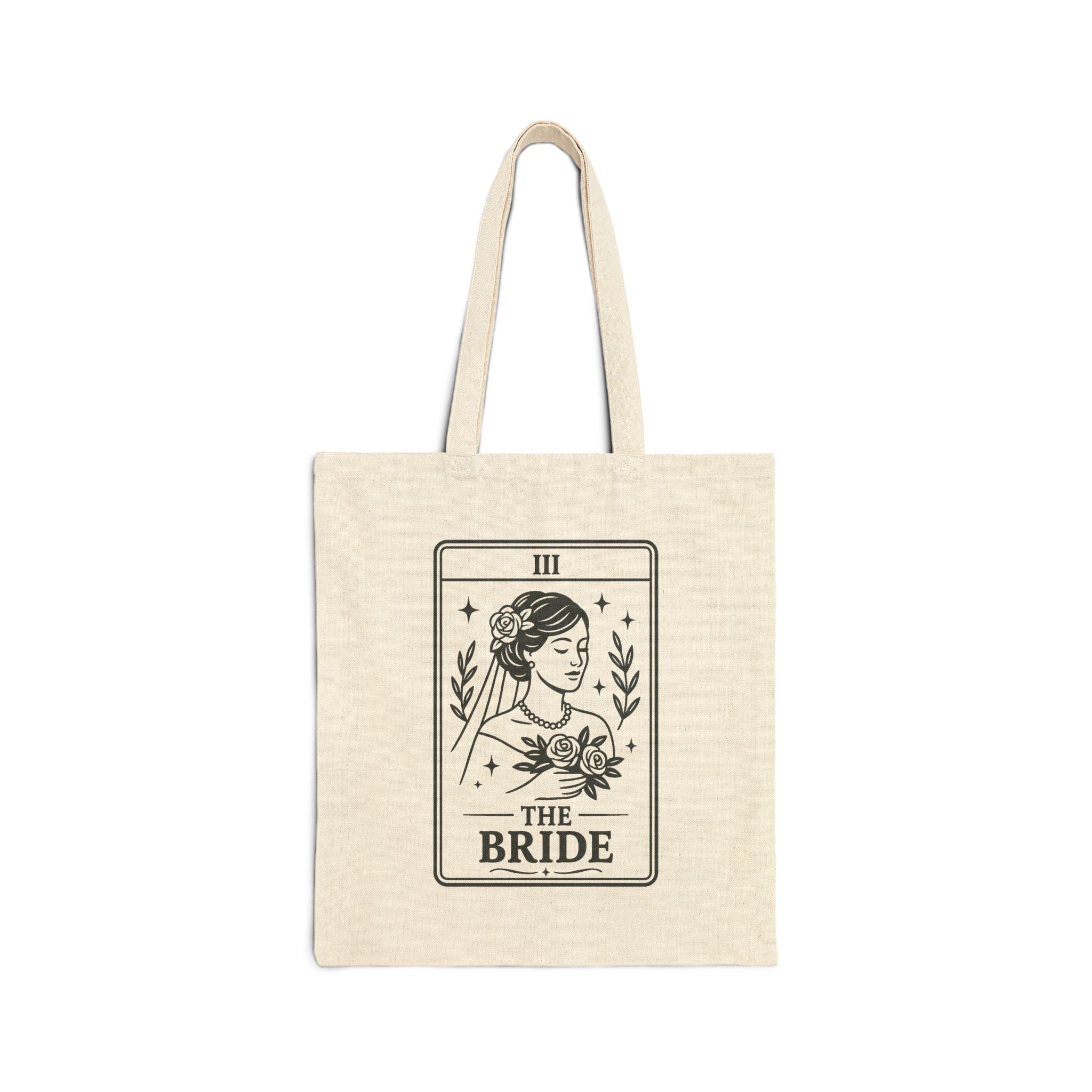 Tarot The Bride Tote Bag | Bridal Tarot Illustration, Wedding Bride Design