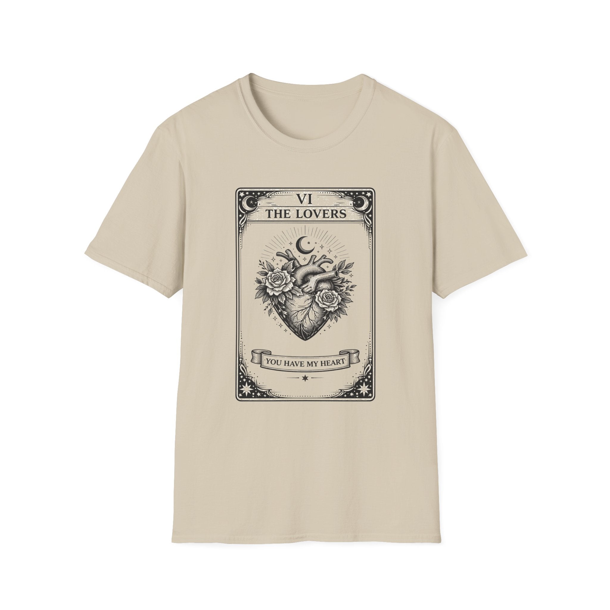 The Lovers Tarot Shirt You Have My Heart T Shirt Romantic Gift Vintage Tarot Graphic Tee