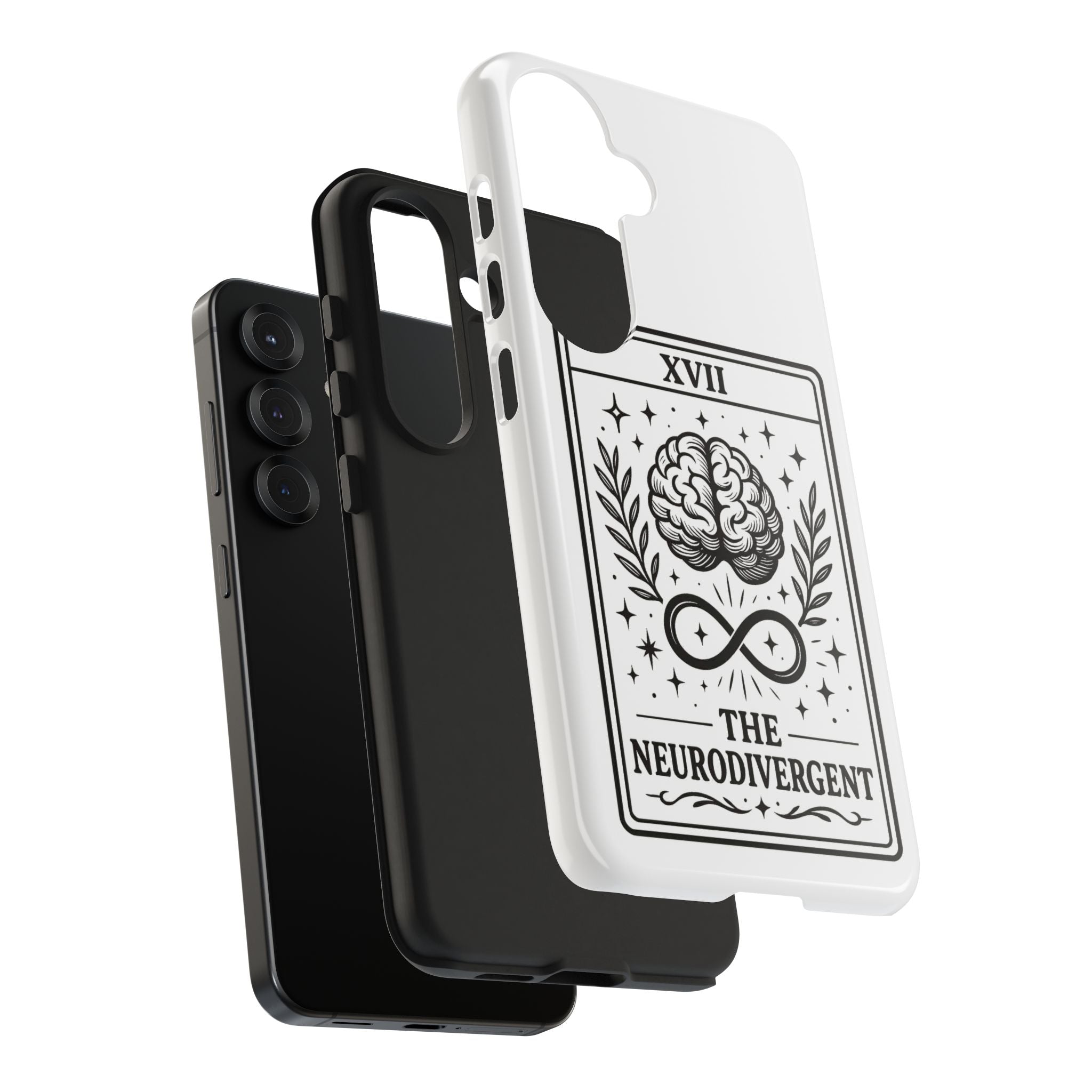 The Neurodivergent Tarot Brain phone case | iPhone Samsung tough case