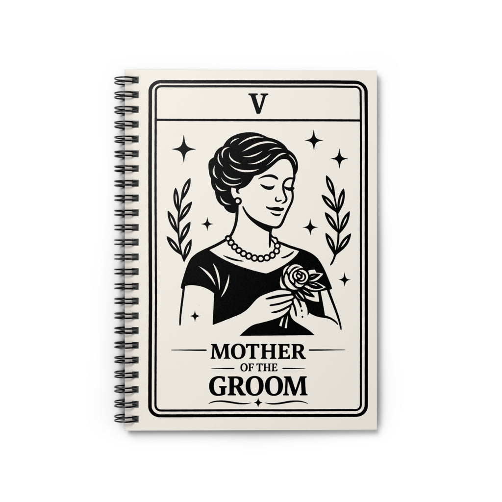 Mother of the Groom Spiral Notebook | Wedding Mom Journal