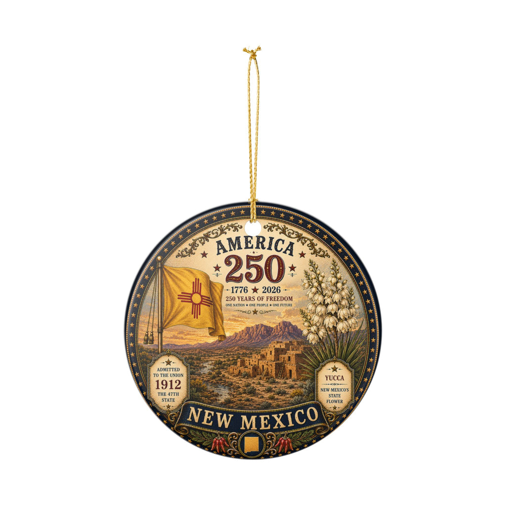 New Mexico America 250 Commemorative Ornament