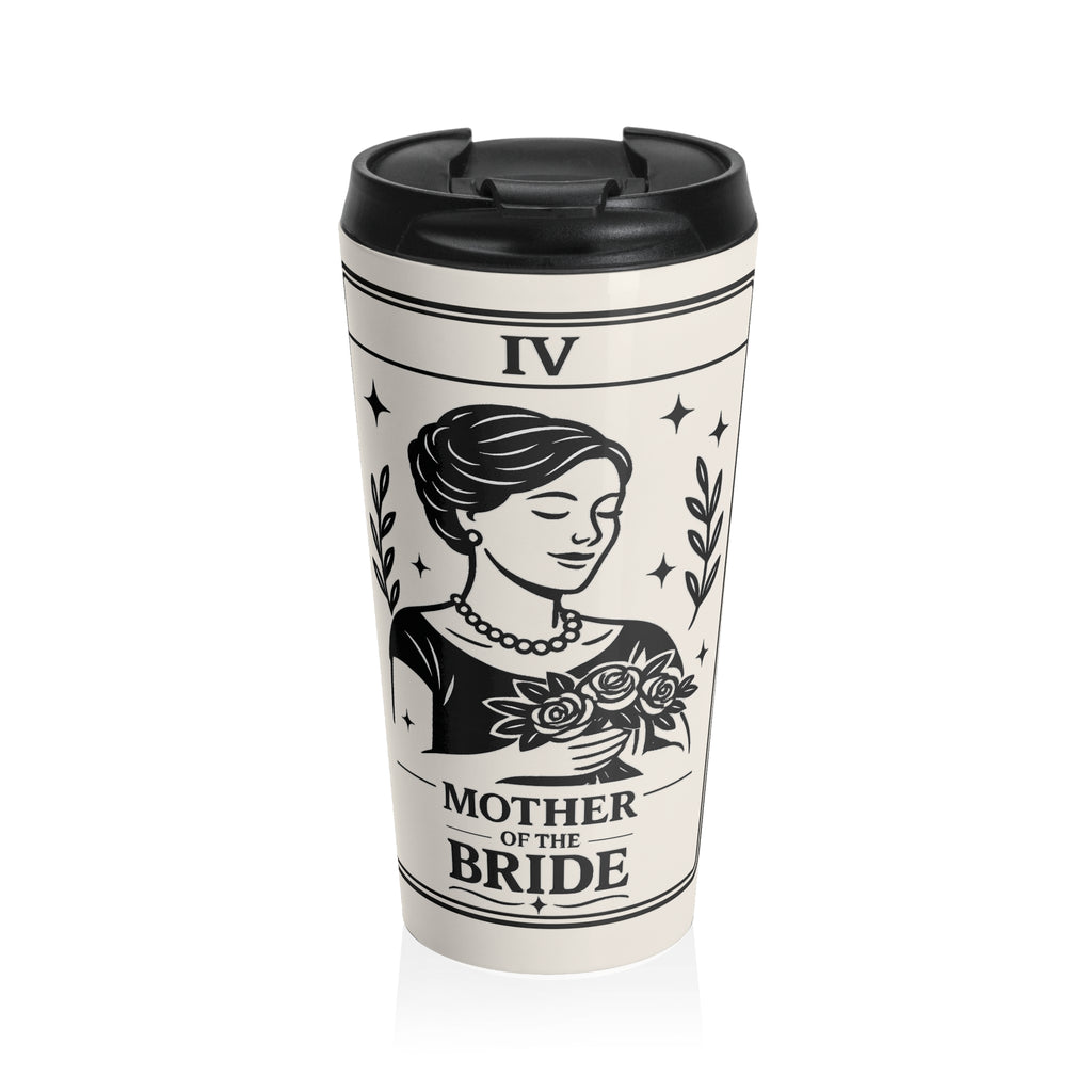 Mother of the Bride Travel Mug | Wedding Tarot Card Illustration