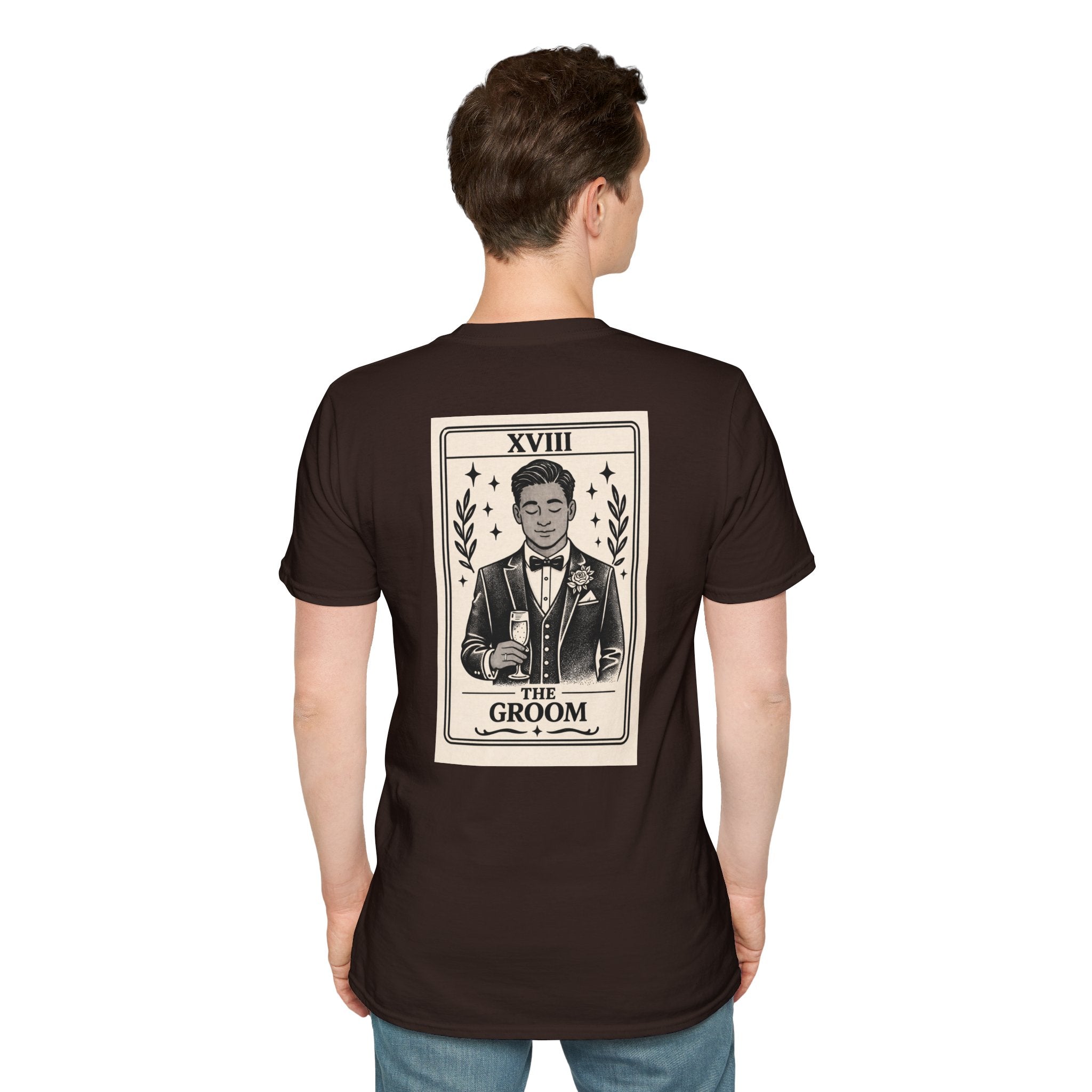 The Groom Tarot Card T-Shirt | Groom Illustration, Wedding Theme