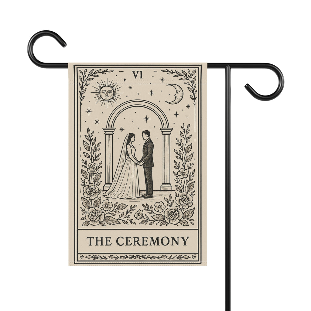 Tarot Style 'The Ceremony' Garden Flag | House Banner