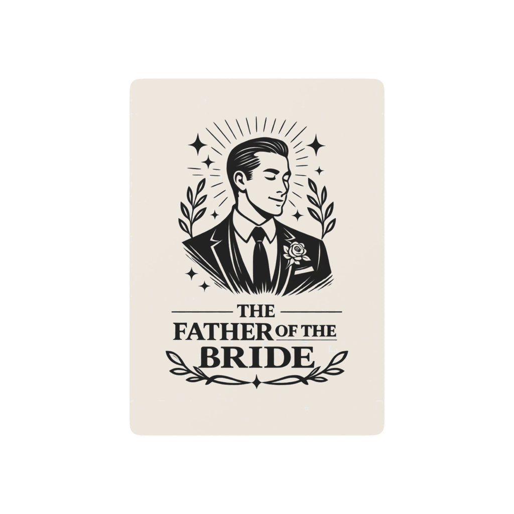 Father of the Bride Poker Playing Cards | Wedding Groomsmen Deck