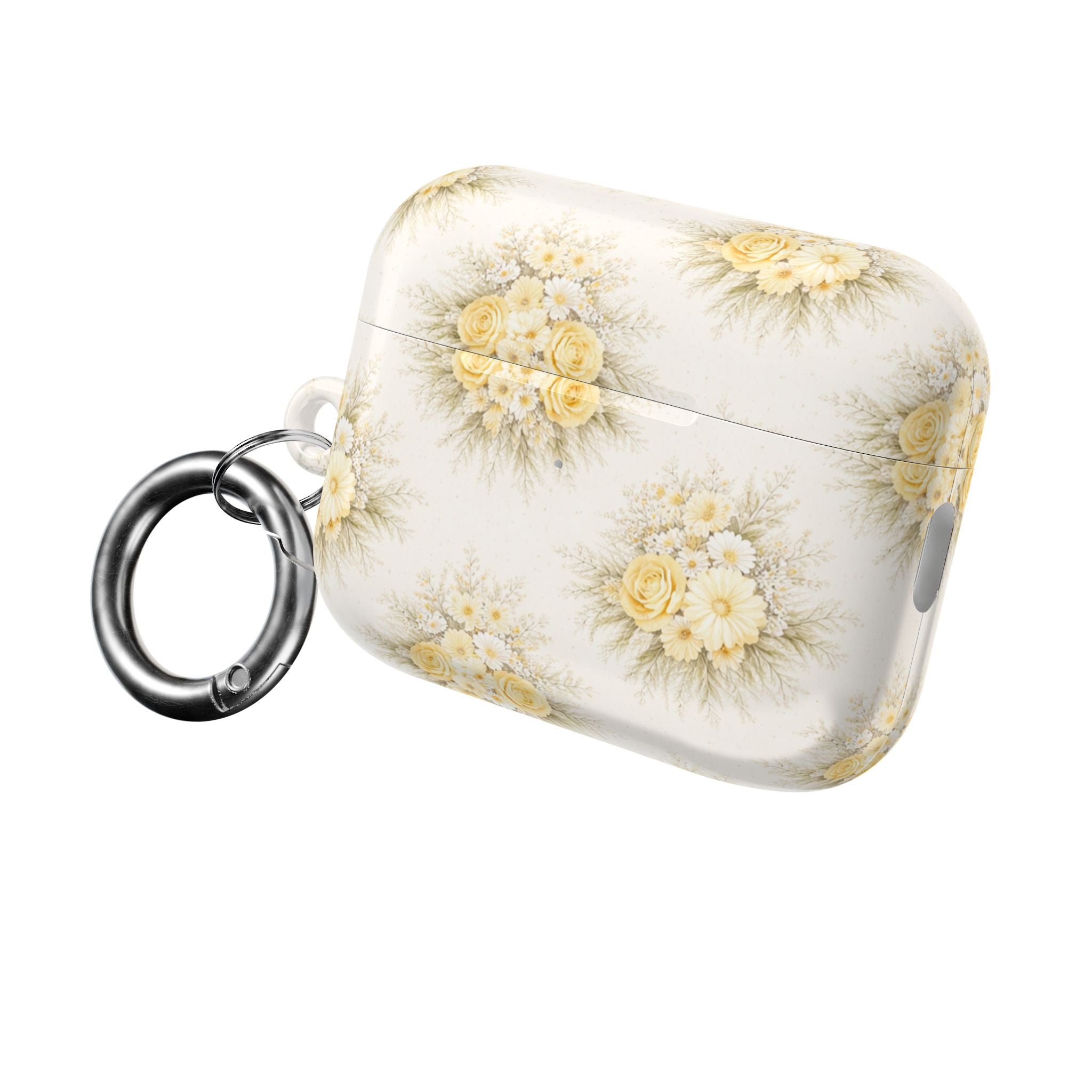 Yellow Rose Bouquet AirPod Case | Vintage Floral Pattern