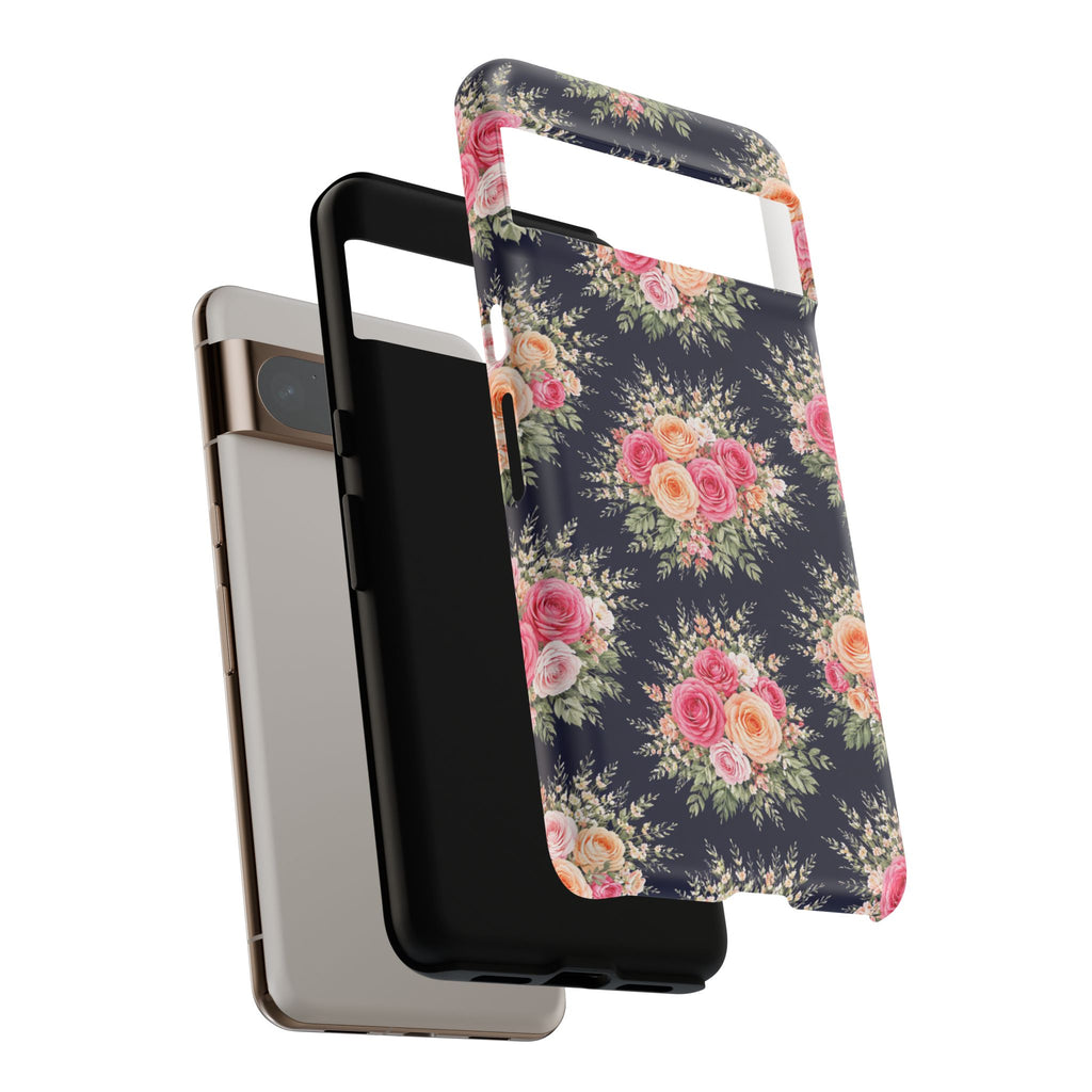 Vintage Rose Bouquet Phone Case | Floral iPhone Cover