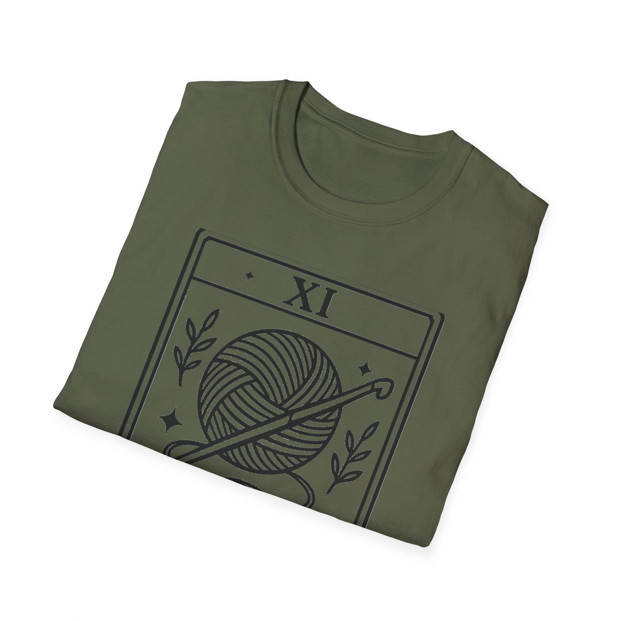 The Crocheter T-Shirt | Yarn Ball & Hook Illustration, Crochet Lover Tee