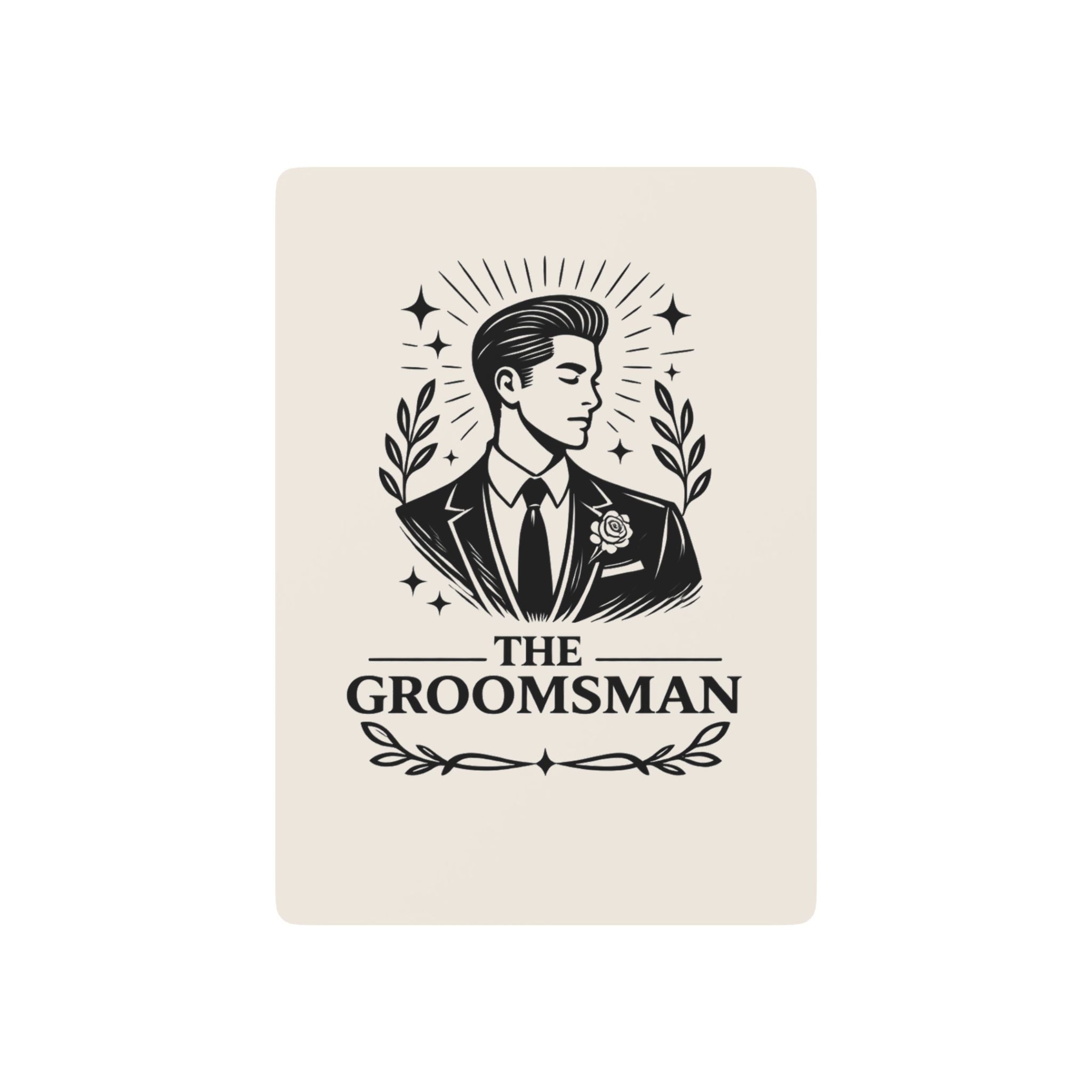 Groomsman Poker Playing Cards | Custom Wedding Deck