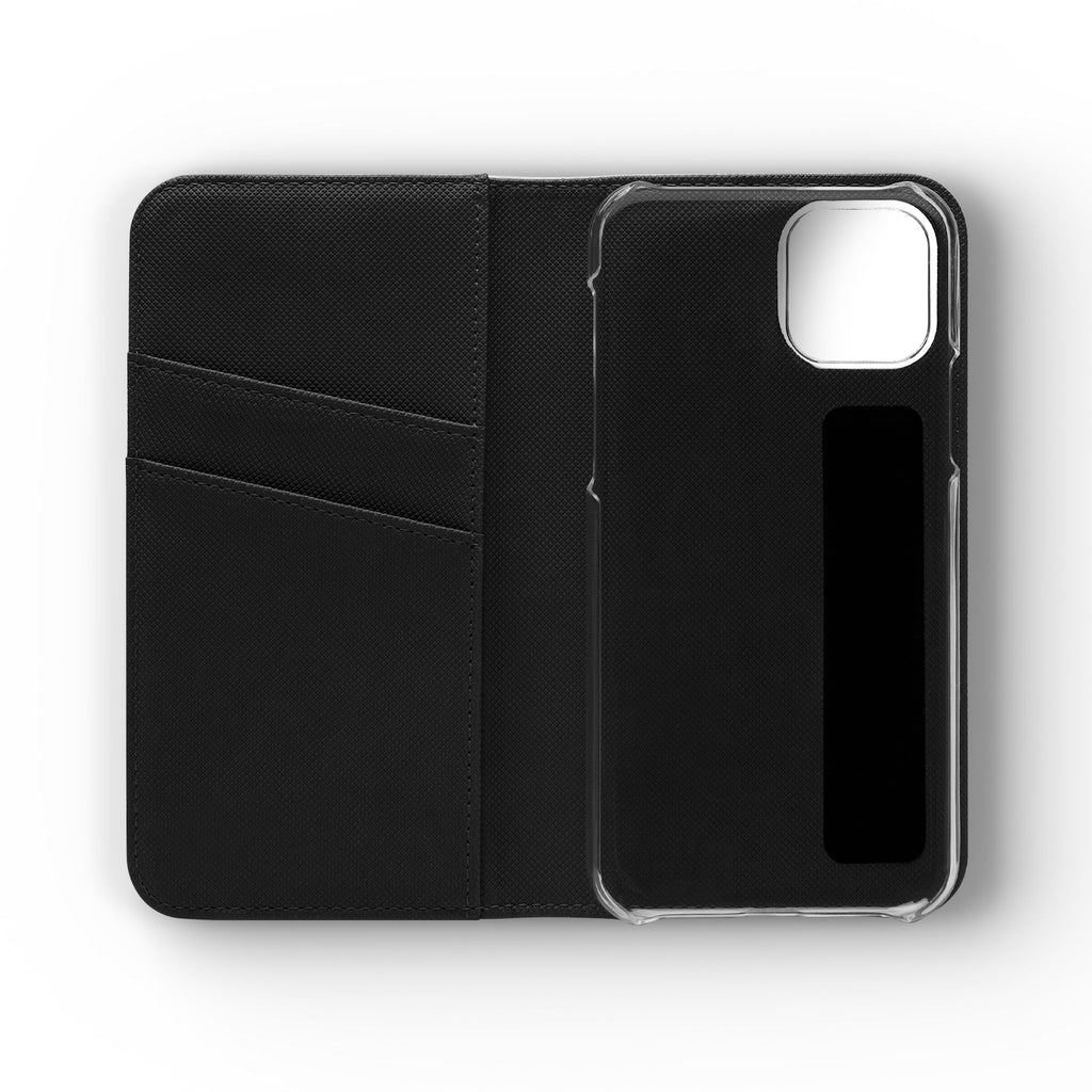 Blueberry Watercolor Pattern Flip Case | Phone Wallet, Card Slots