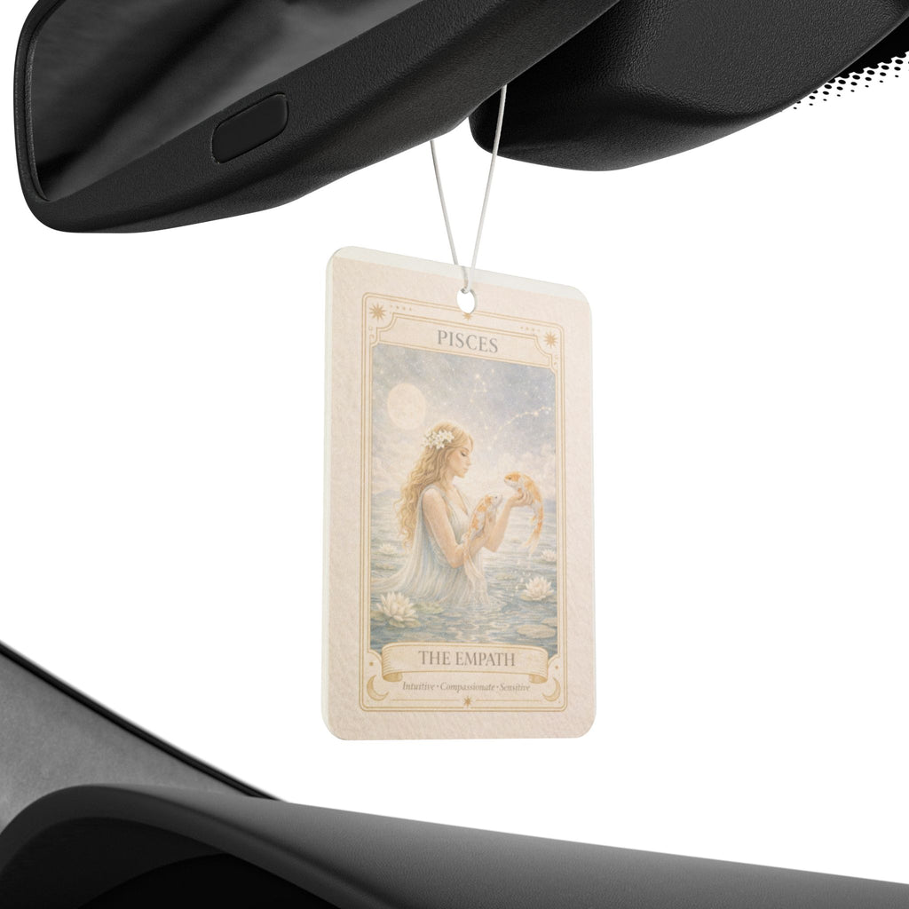 Pisces Tarot The Empress Car Air Freshener | Zodiac Astrology Decor
