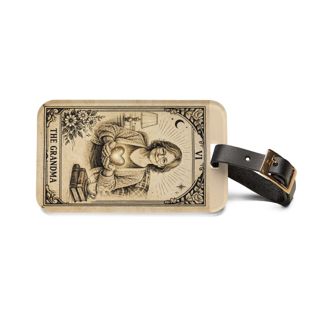 The Grandma tarot-style Luggage Tag | Vintage fortune card design