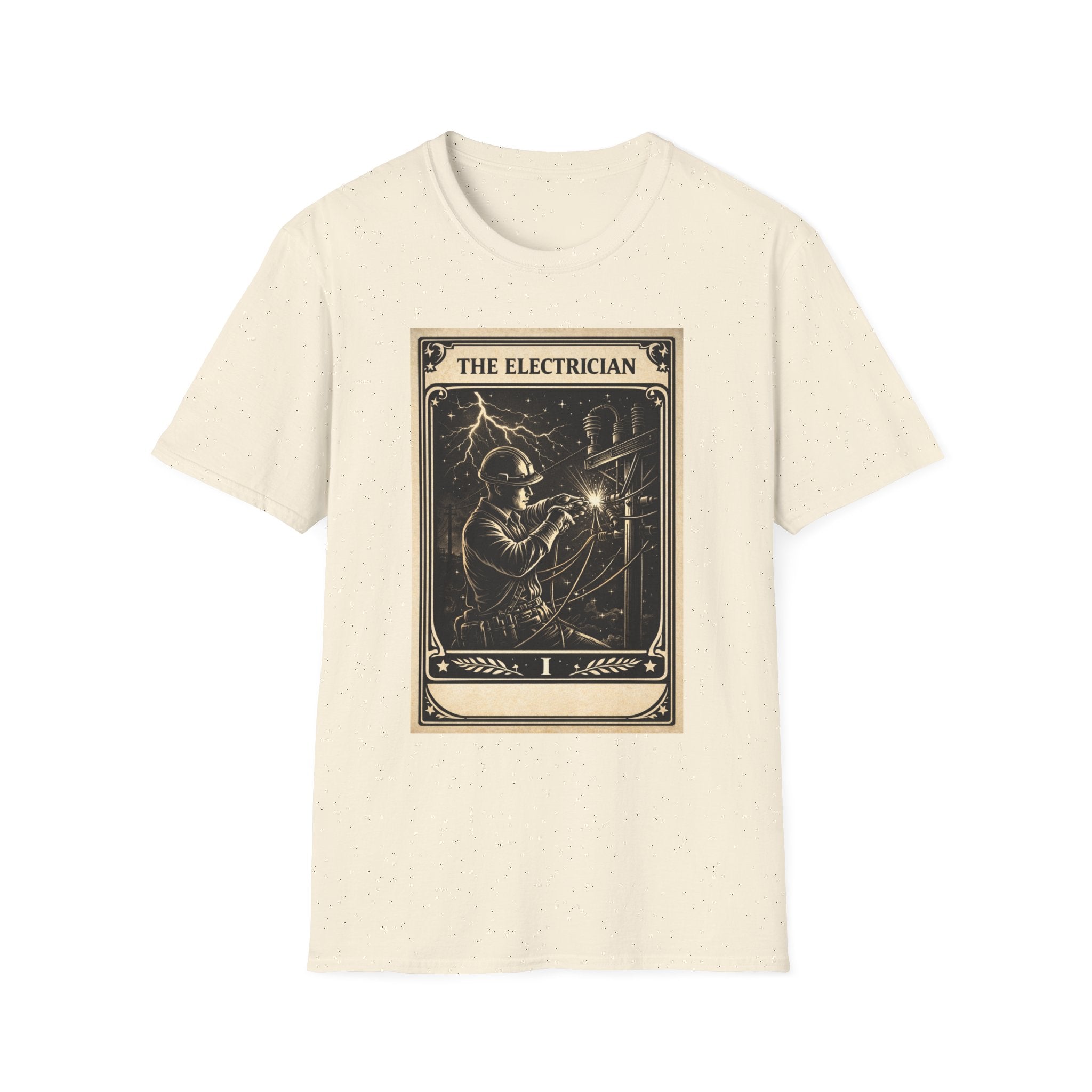 Electrician Shirt Tarot Card, Lineman Electrician Gift, Electrician Tee, Blue Collar Shirt, Electrician Gift Idea, Trade Worker Shirt