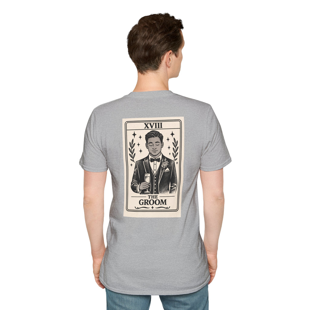 The Groom Tarot Card T-Shirt | Groom Illustration, Wedding Theme