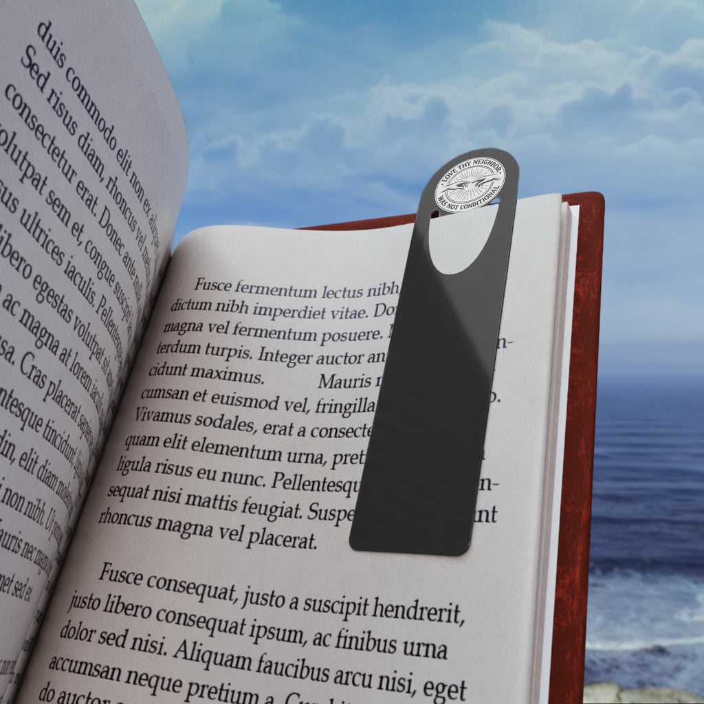 Love Thy Neighbor Illustration Bookmark | Metal Slim Corner Page Marker