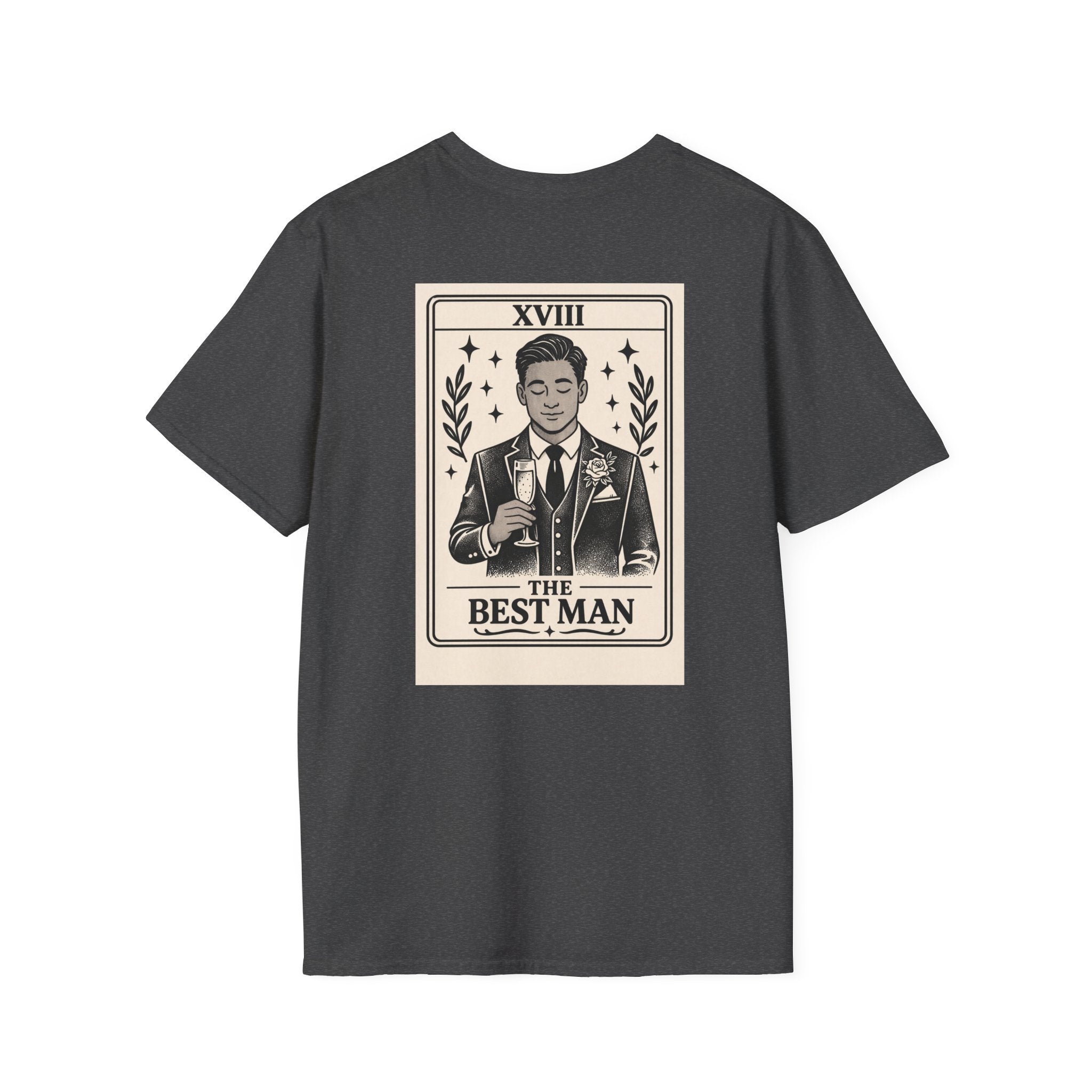 The Best Man Tarot Card T-Shirt | Groomsmen Wedding Party Tee