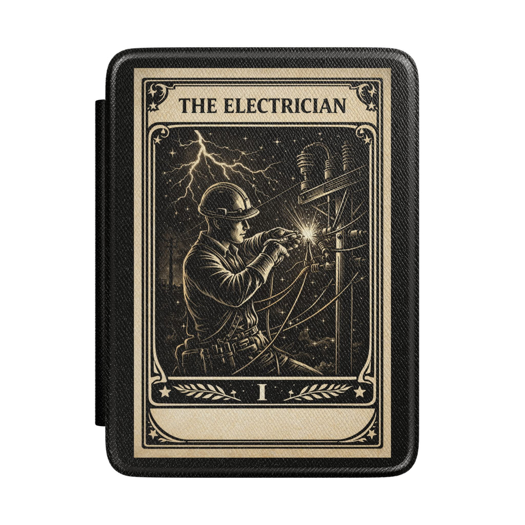The Electrician tarot card Kindle Case | Vintage electrician illustration