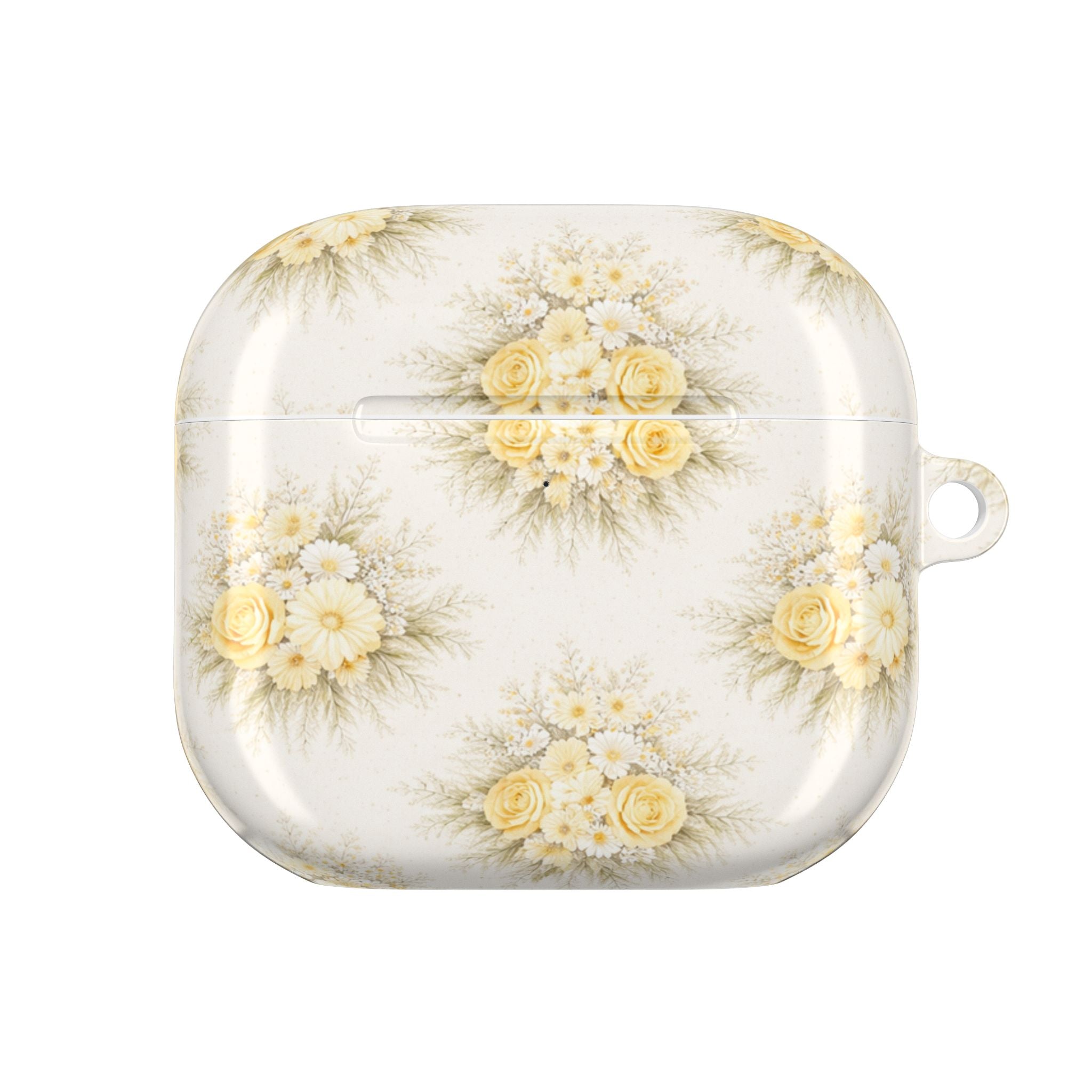 Yellow Rose Bouquet AirPod Case | Vintage Floral Pattern