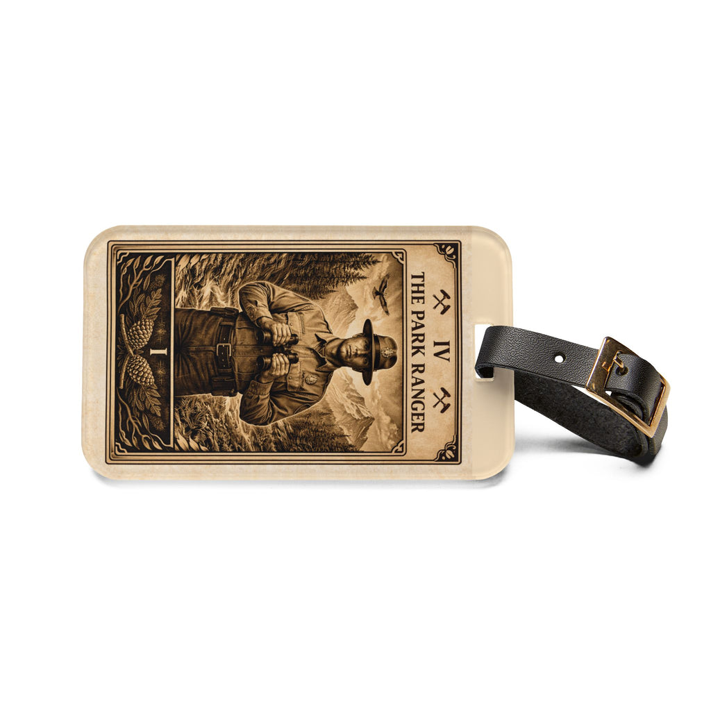 The Park Ranger Luggage Tag | Vintage National Park Illustration