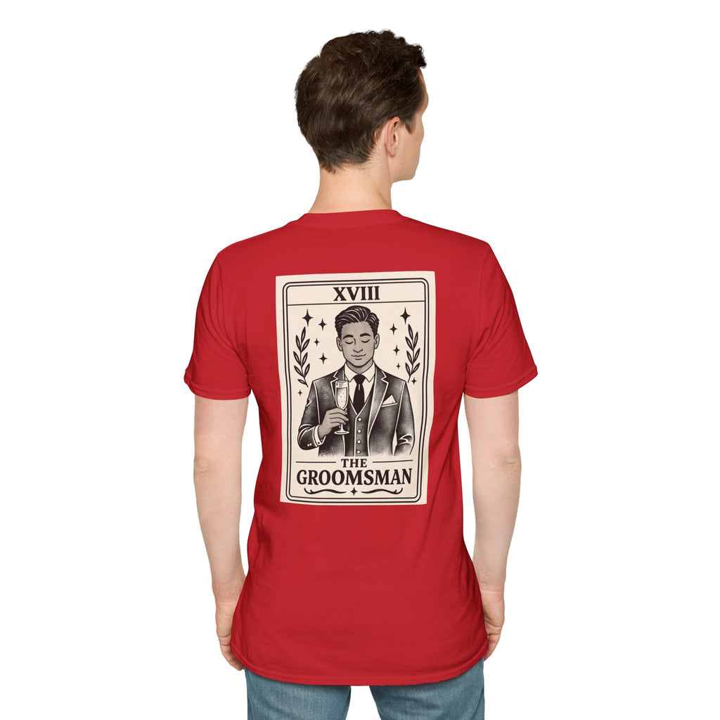 The Groomsman T-Shirt | Tarot Card Groom Illustration