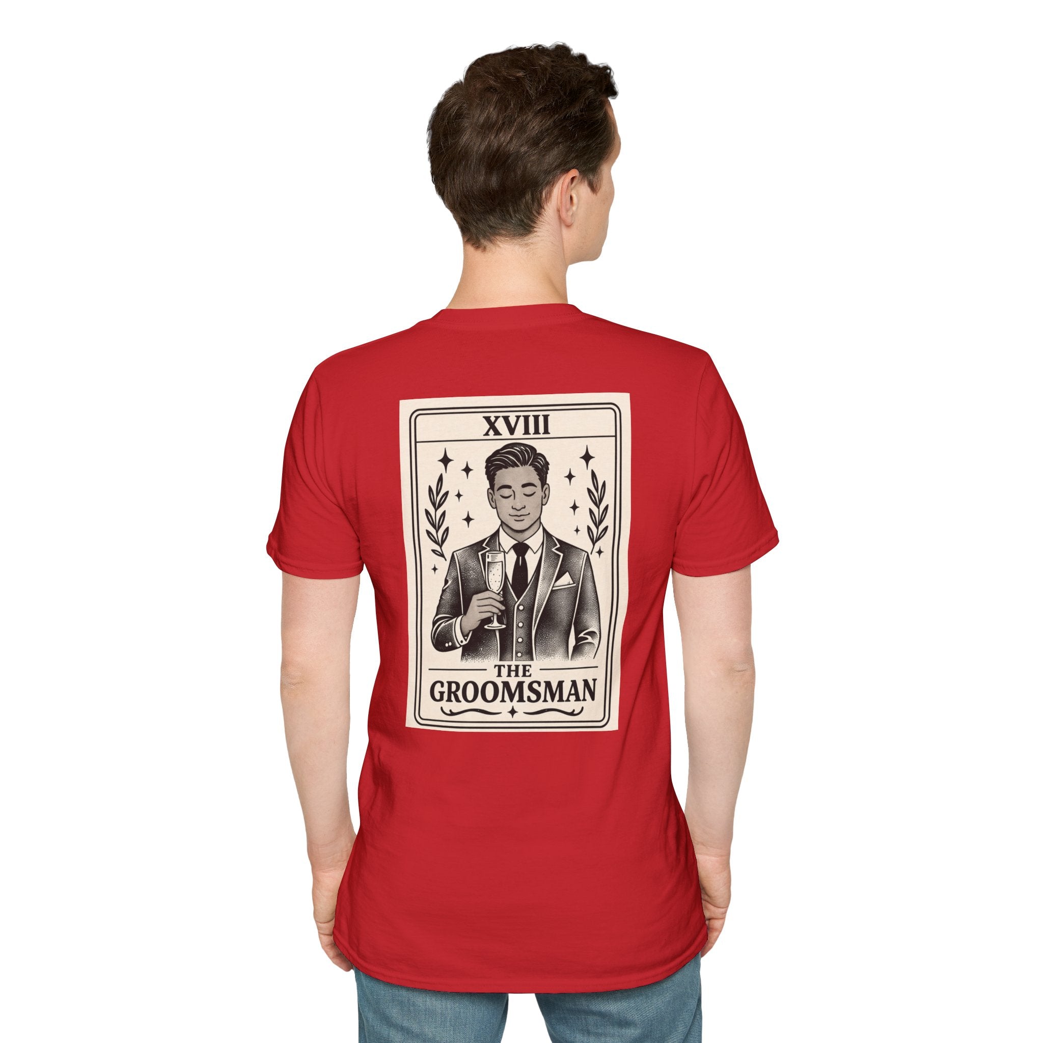The Groomsman T-Shirt | Tarot Card Groom Illustration