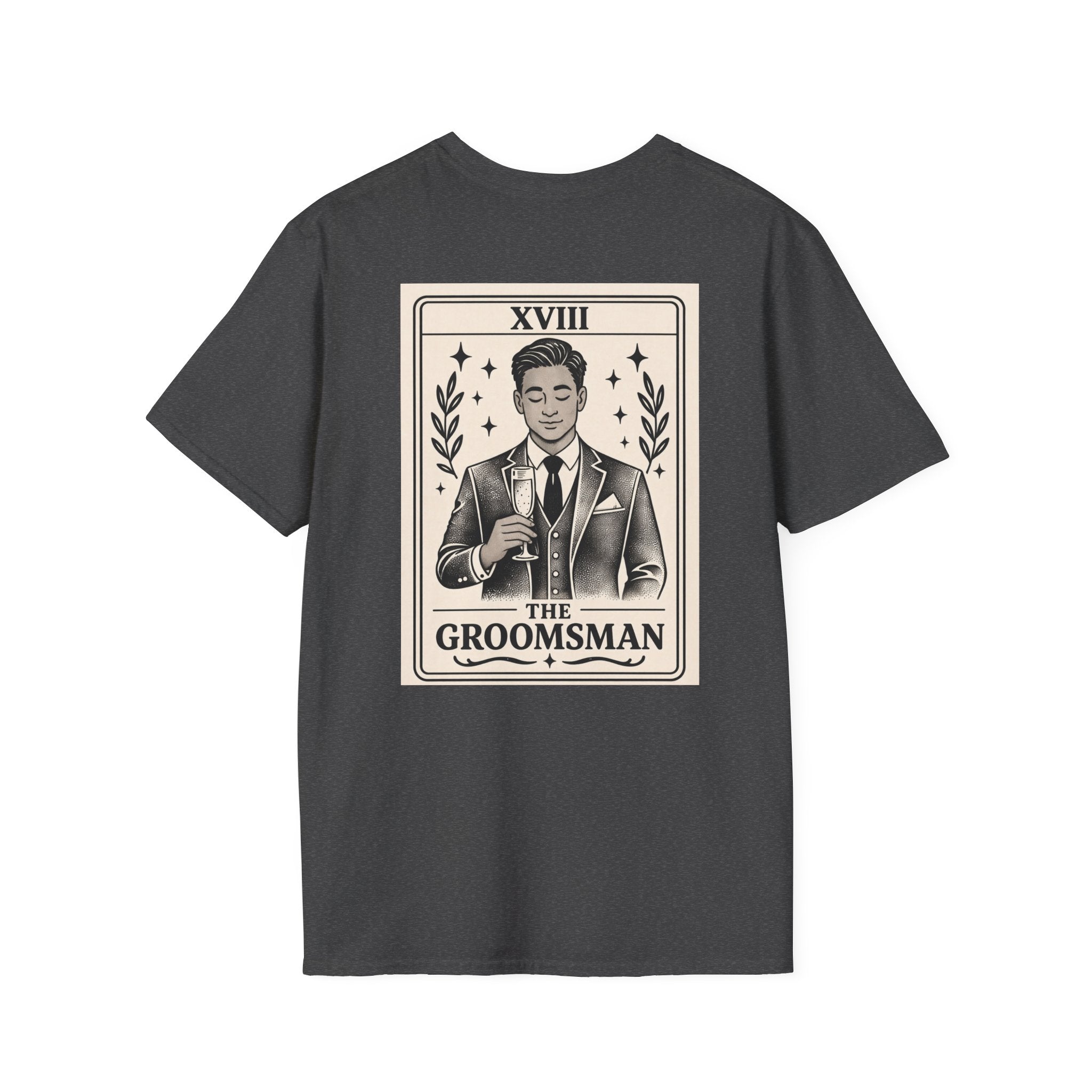 The Groomsman T-Shirt | Tarot Card Groom Illustration