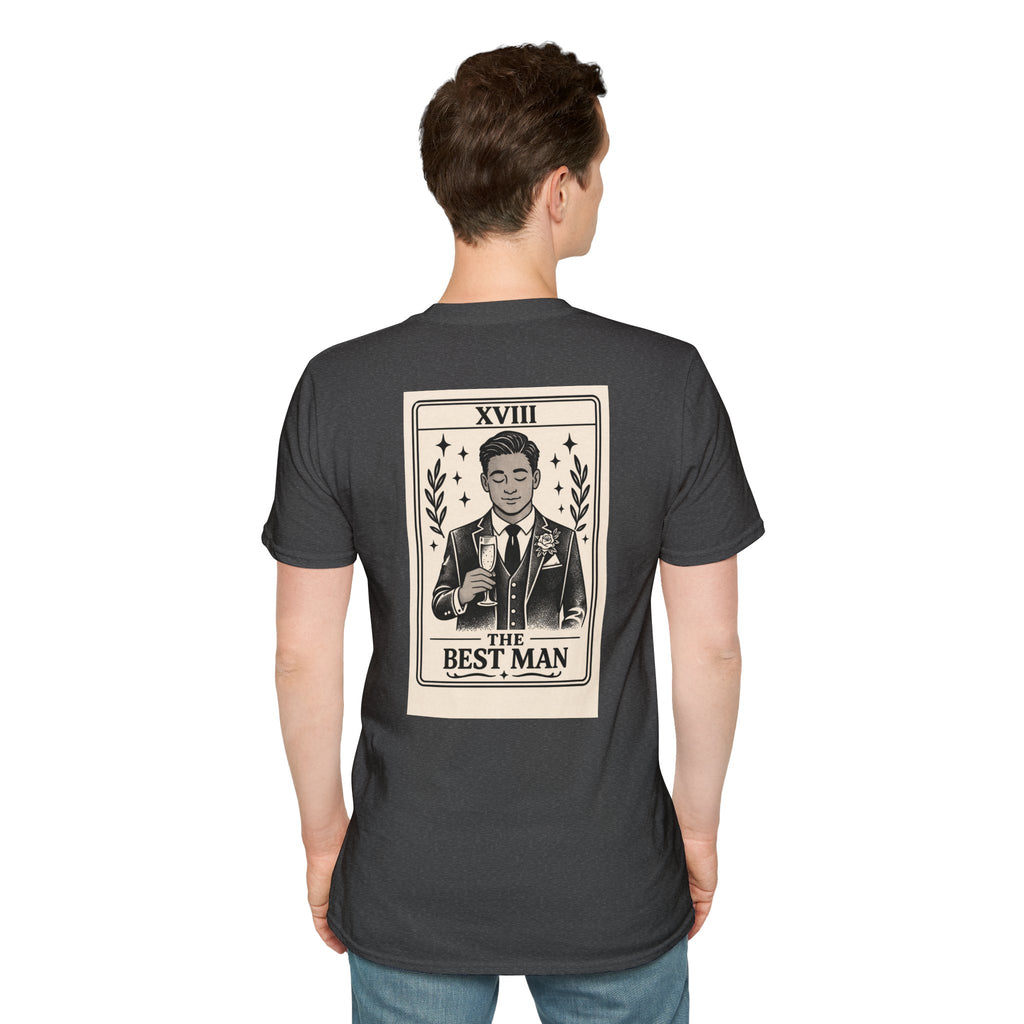 The Best Man Tarot Card T-Shirt | Groomsmen Wedding Party Tee