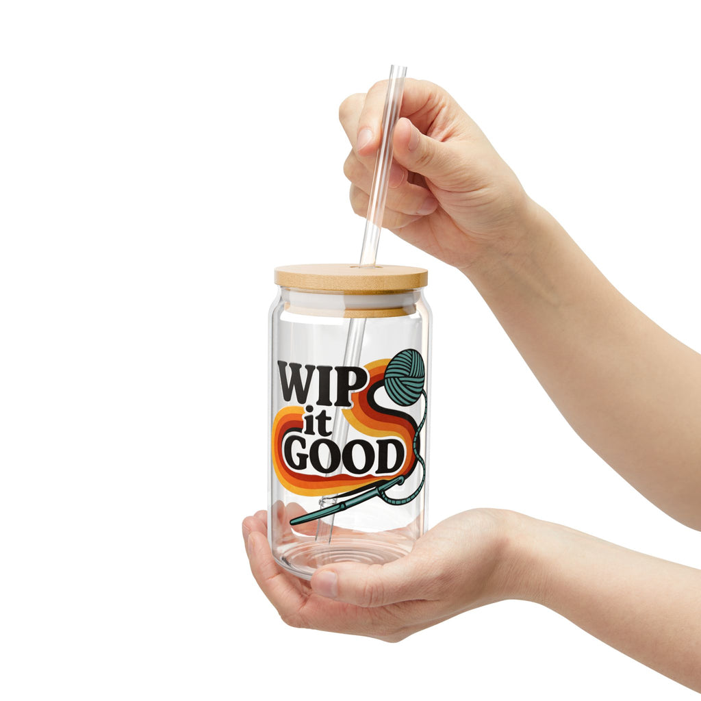 Wip It Good Sipper Glass | 16oz