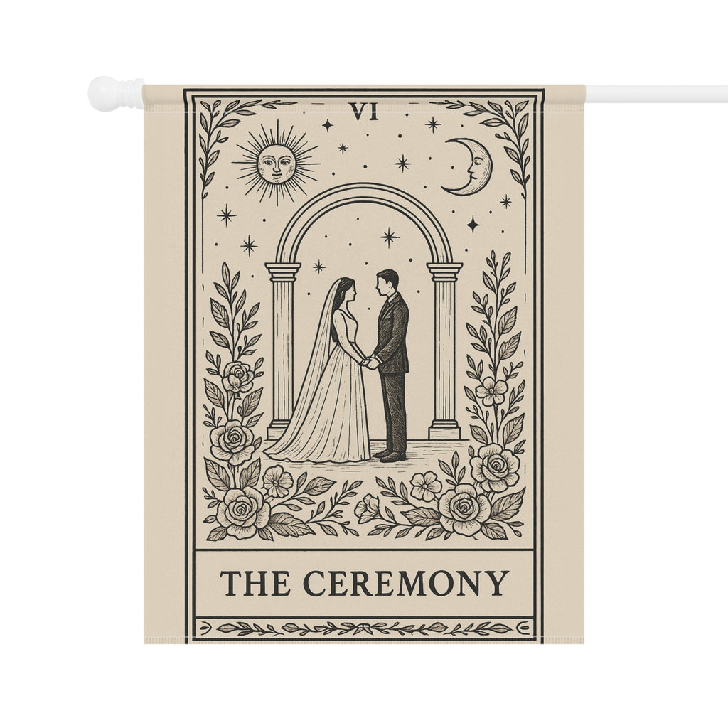Tarot Style 'The Ceremony' Garden Flag | House Banner