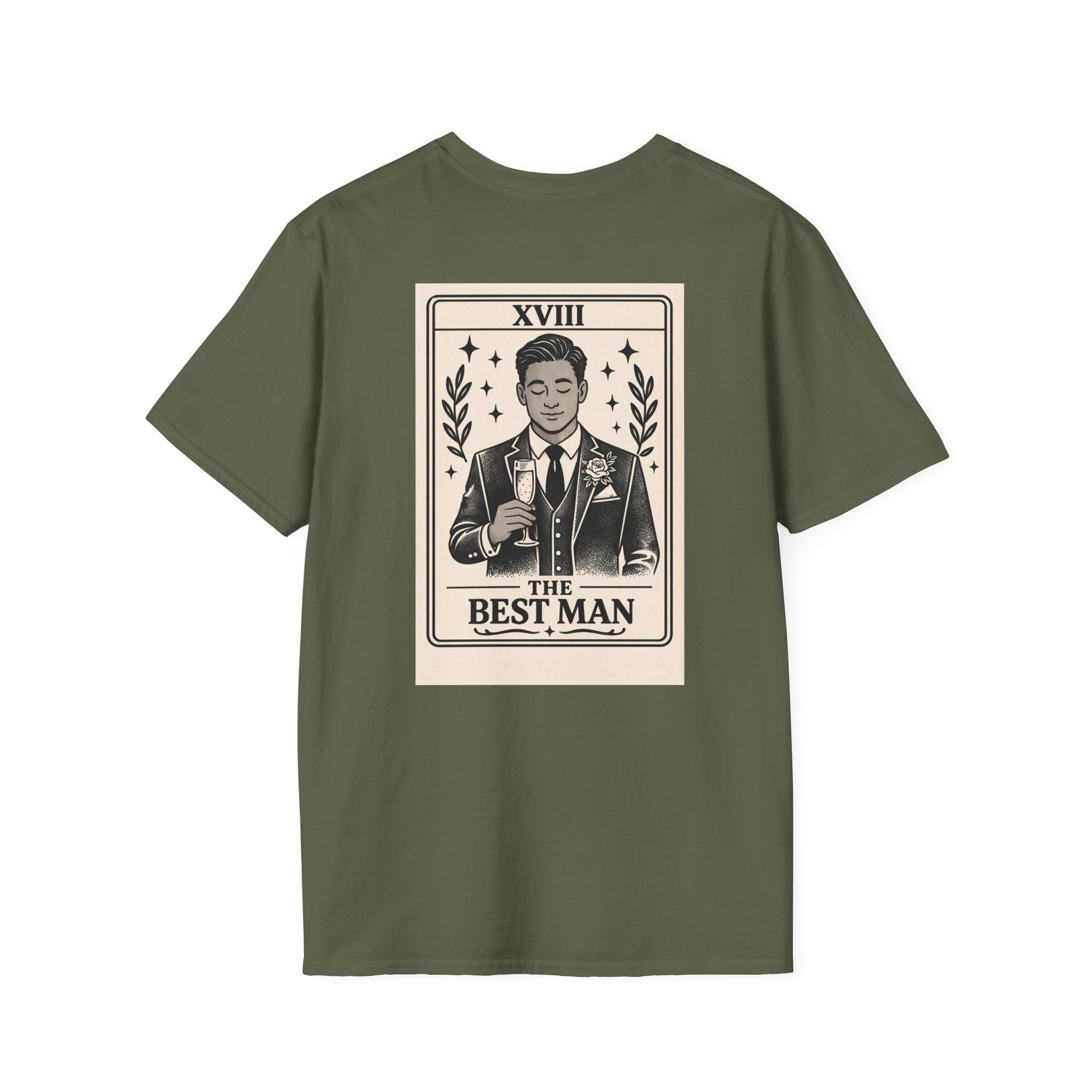 The Best Man Tarot Card T-Shirt | Groomsmen Wedding Party Tee