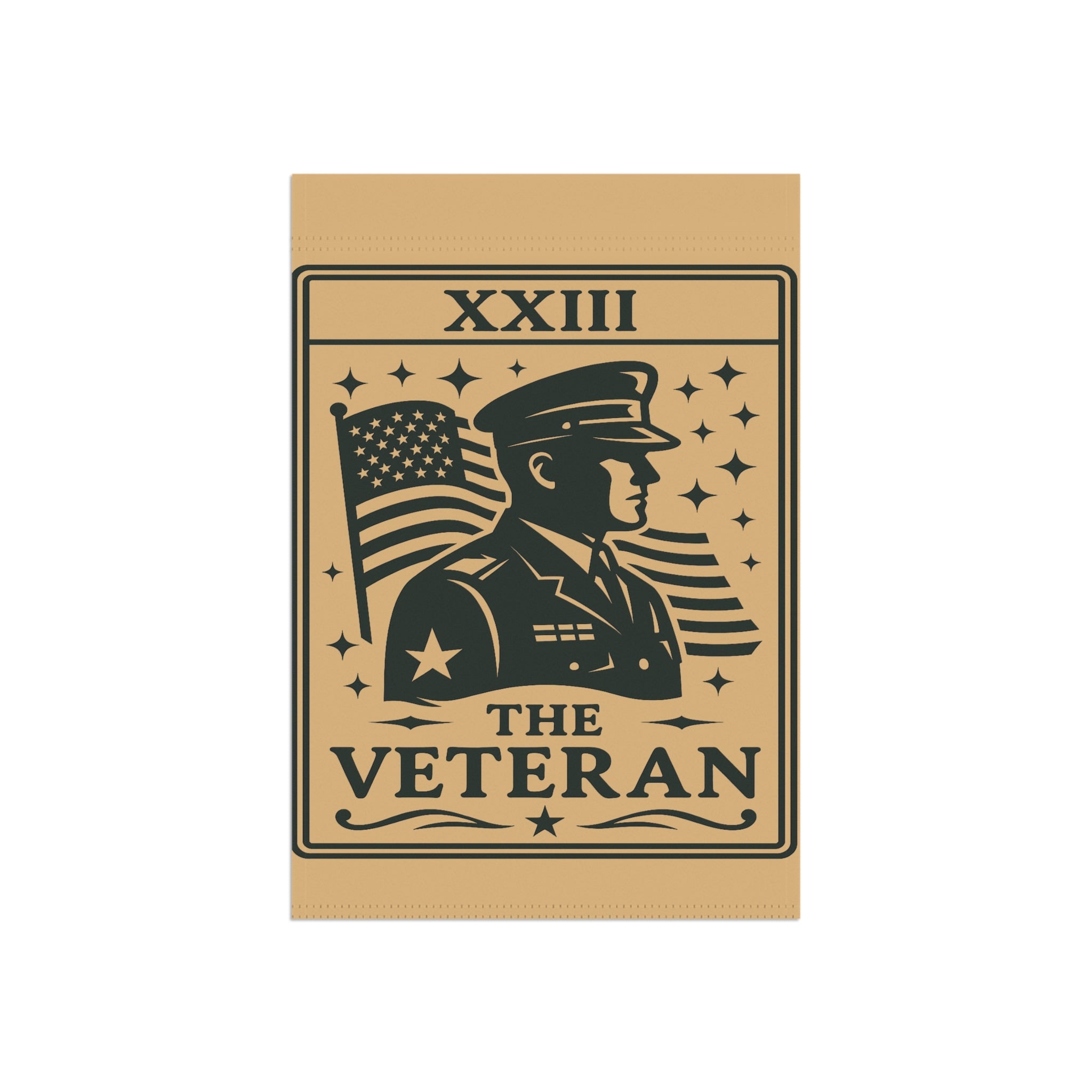 The Veteran Garden Flag | House Banner, Patriotic Military Design