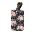 Vintage Pink Roses Luggage Tag