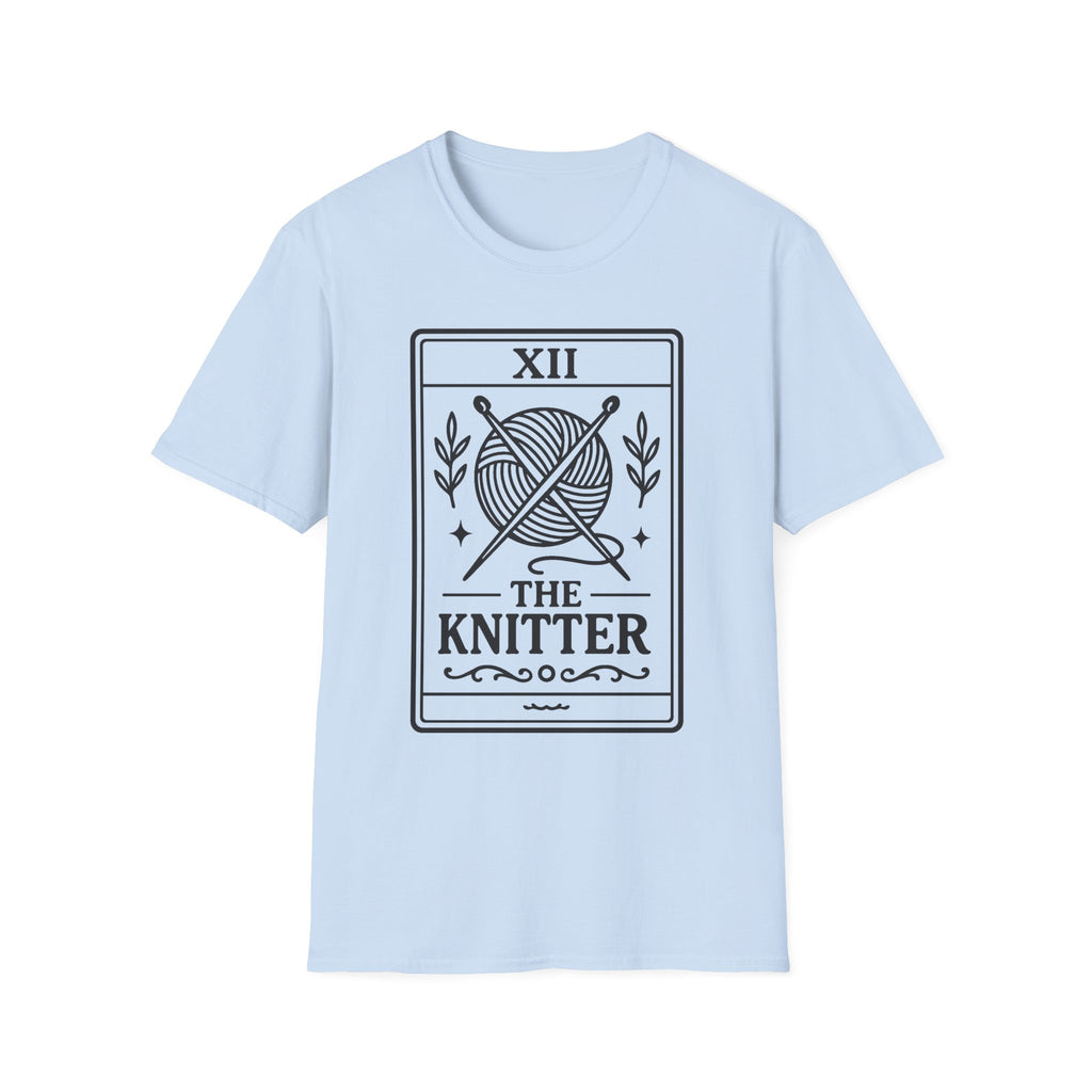 Knitter Shirt Tarot Card, Knitting Gift, Yarn Lover Shirt, Knitting Lover Tee, Knit Gift Idea, Craft Shirt, Knitter Aesthetic
